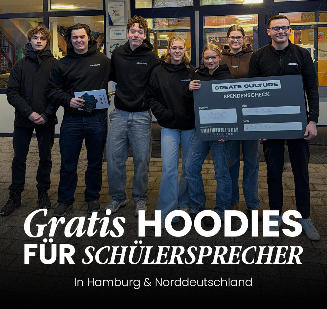 Darum erhalten vier Schulen in Hamburg kostenlose LYTD Hoodies