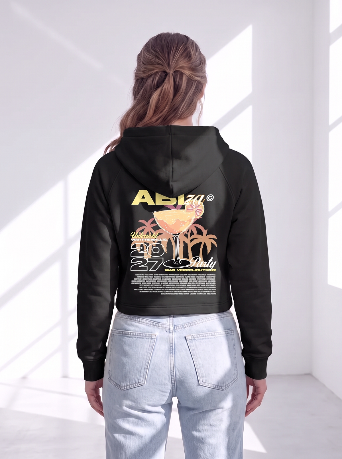 GYM Plochingen AK27 Women Cropped Zip Hoodie