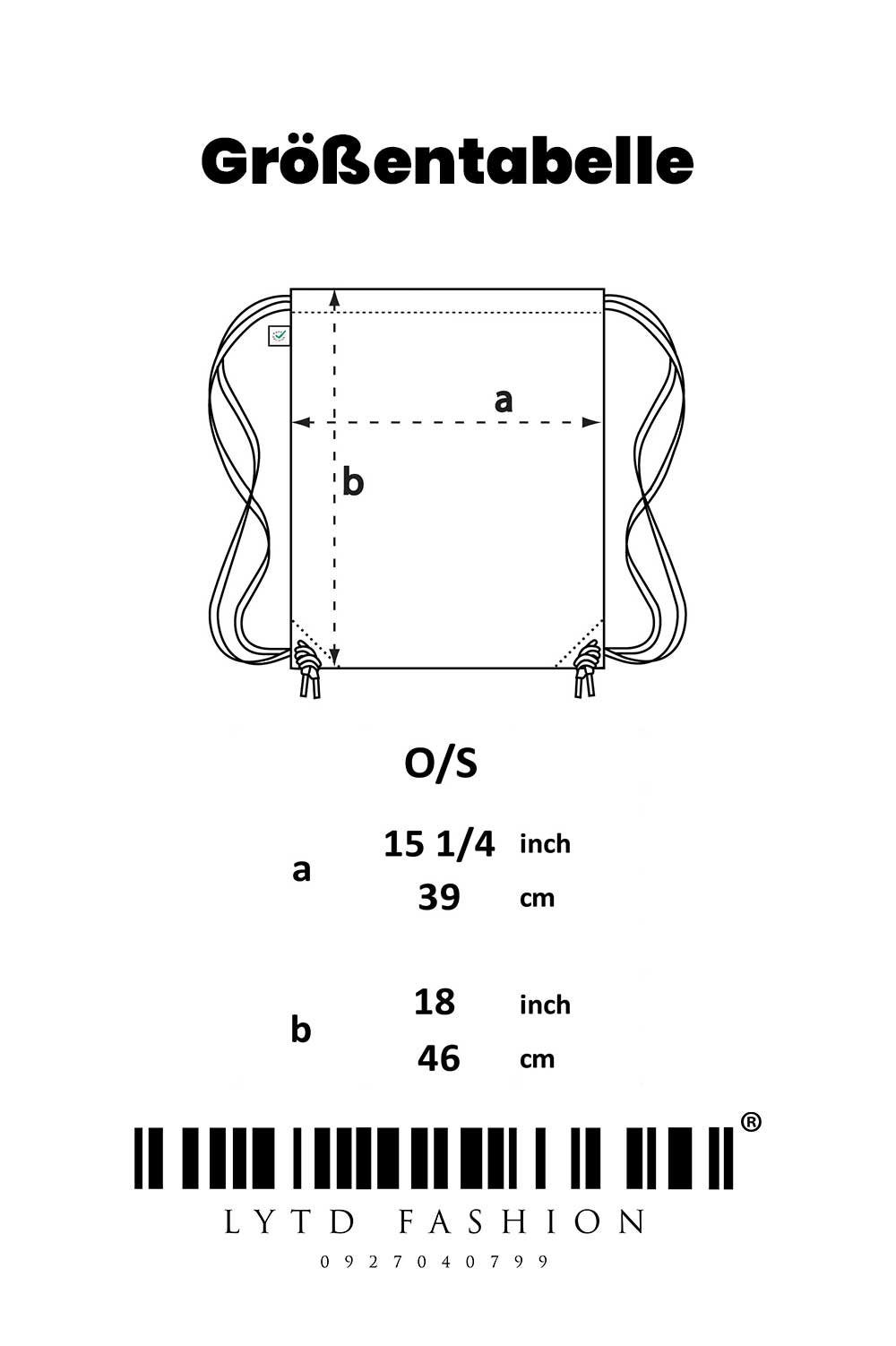 EP76 Onsize Organic Gym Bag