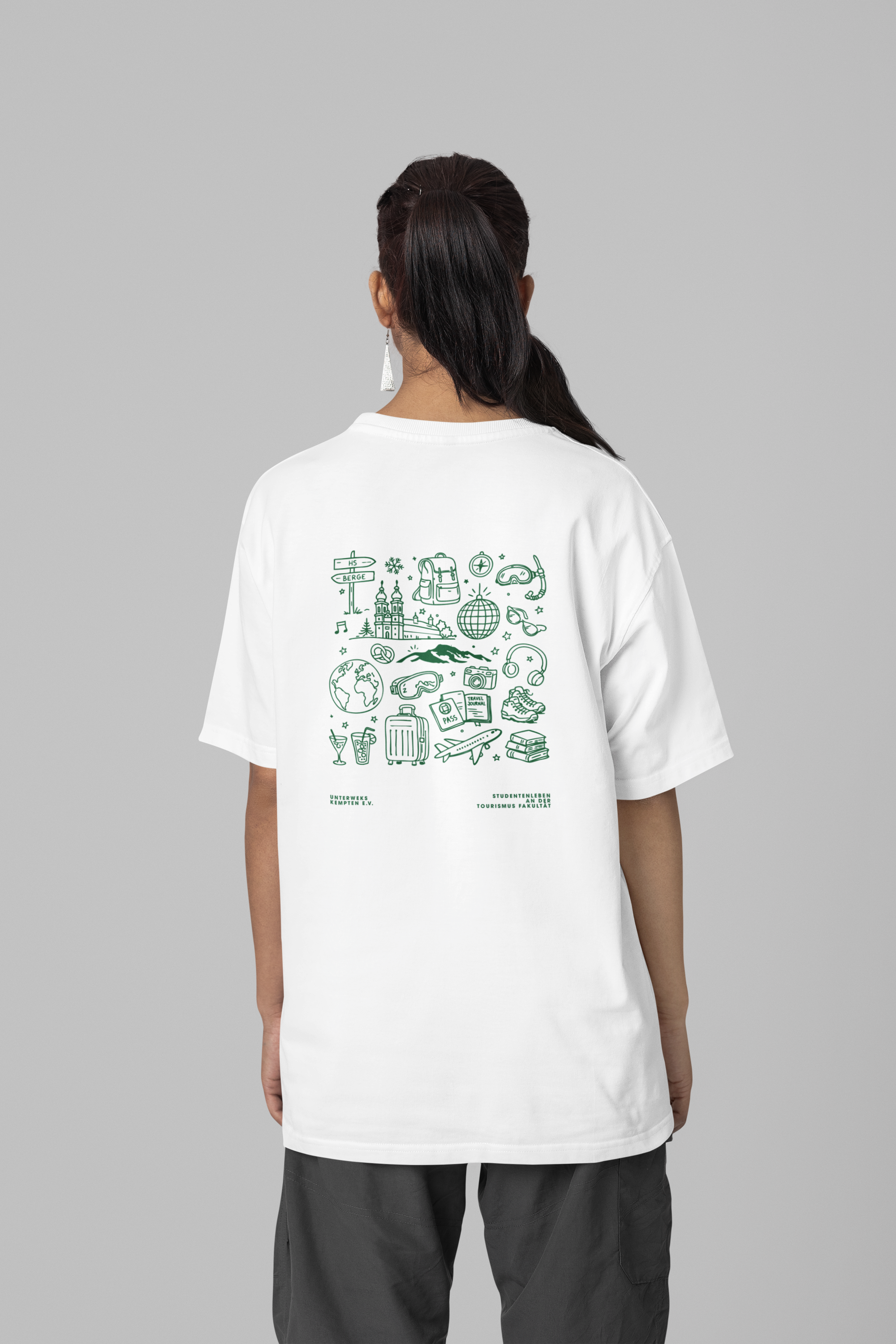 UNTERWEKS x HSK-Kempten #2 Organic Oversized T-Shirt (B&C)
