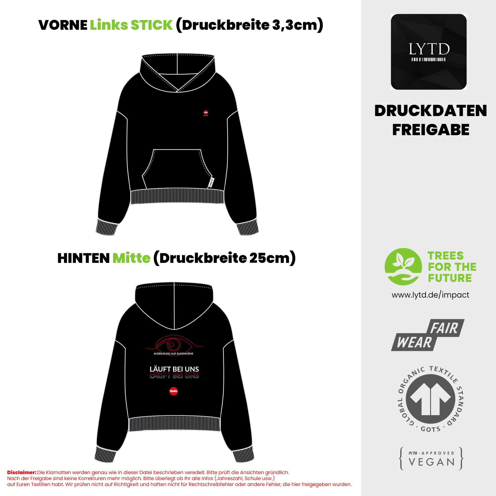 Hailo 2026 Organic Oversized Zip Hoodie