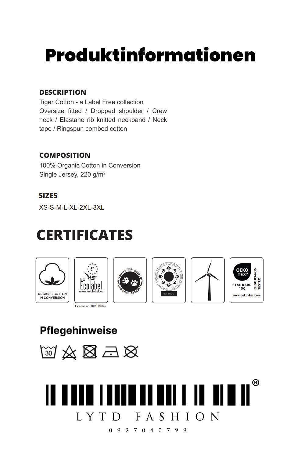 BvSG Andernach SK Organic Fair Heavy Oversized T-Shirt