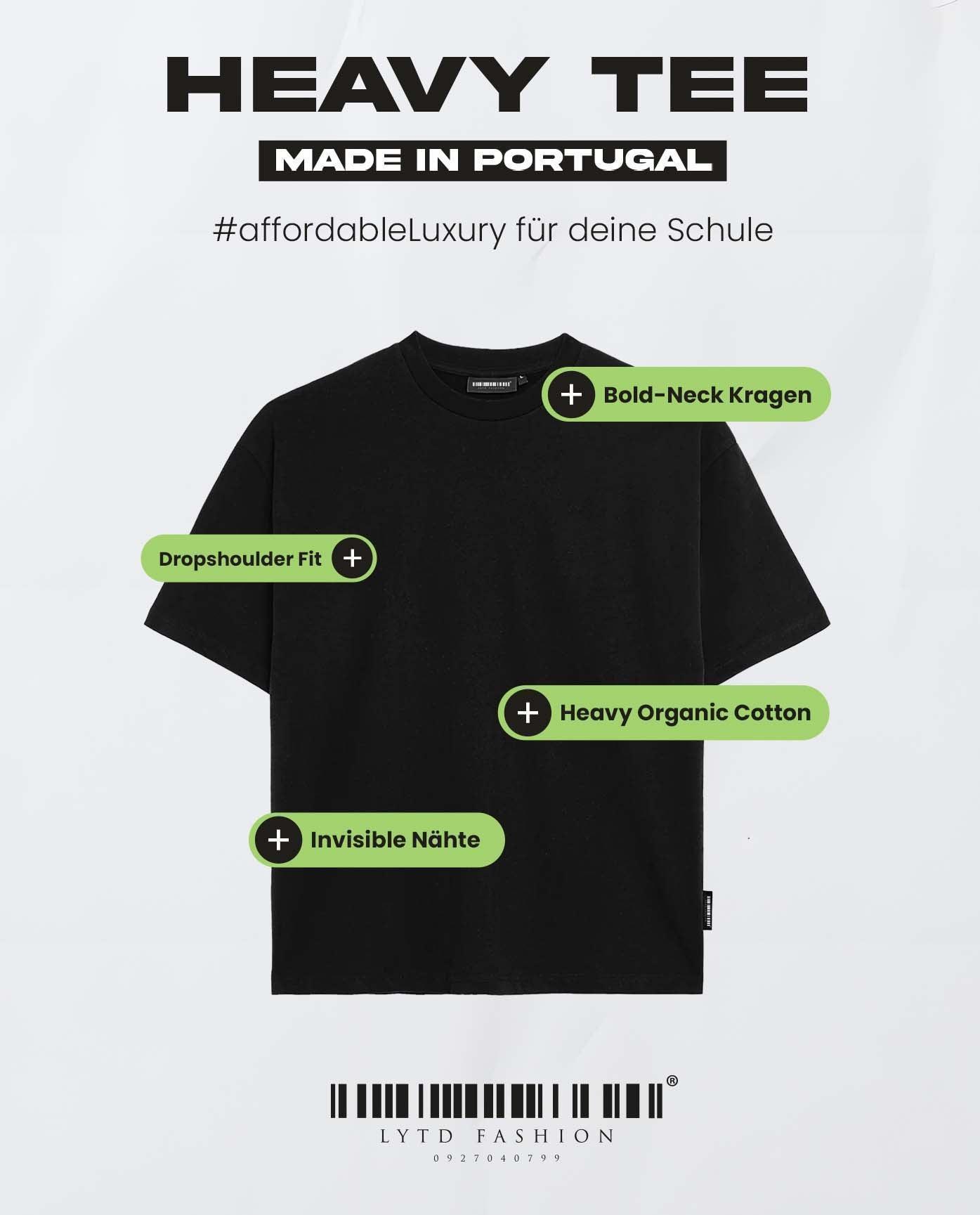 267g x LYTD® Organic Fair Heavy Oversized T-Shirt + Schulter Prints (LYTD)