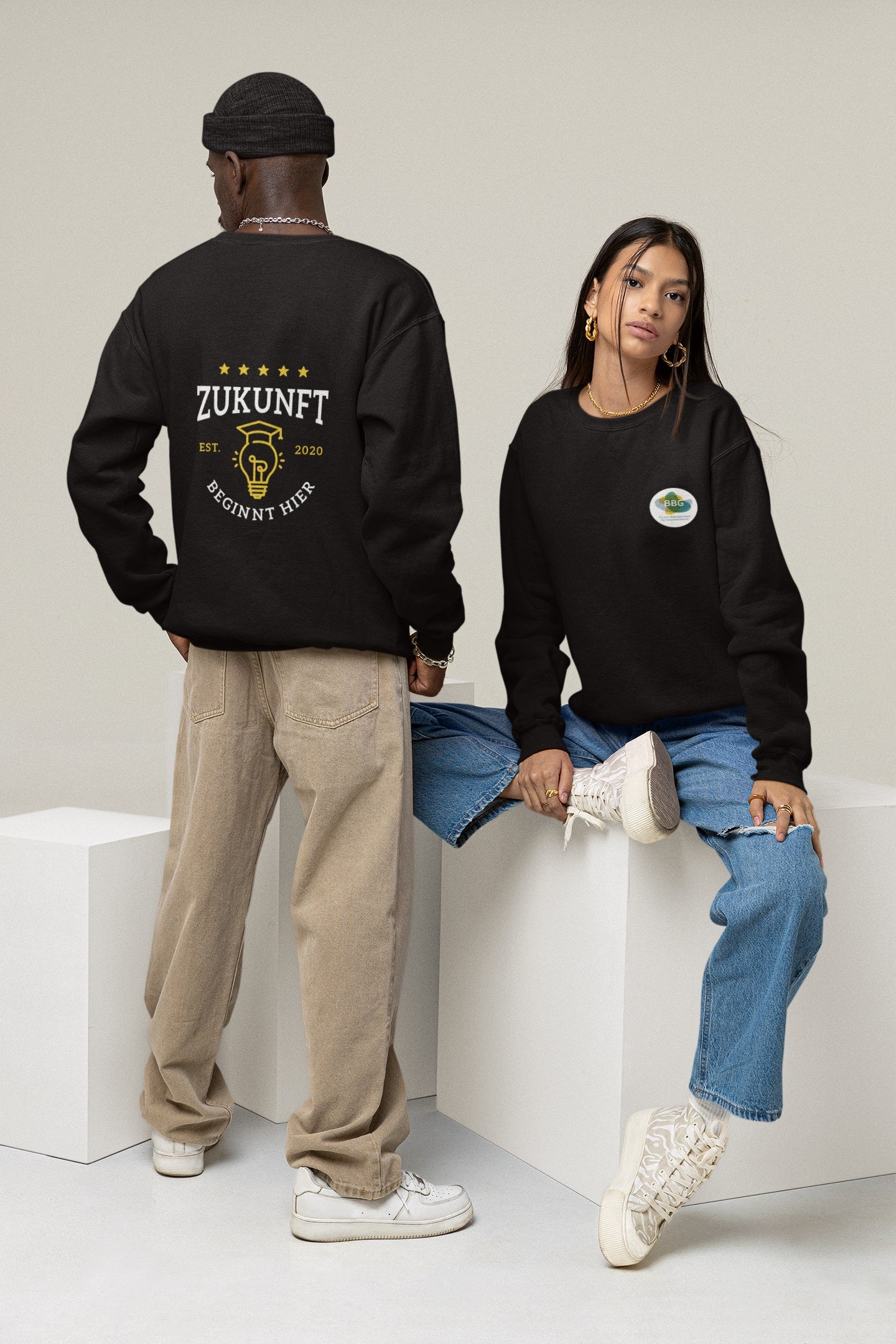 BBG Berlin V2 Organic Fair Regular Sweatshirt (B&C)