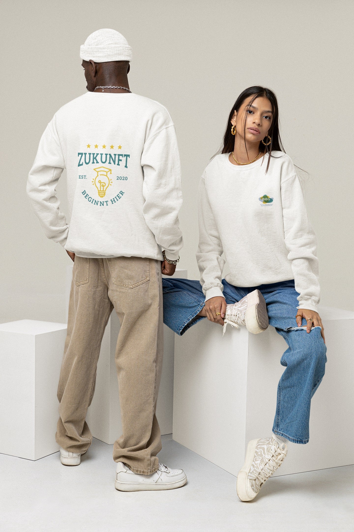 BBG Berlin V2 Organic Fair Regular Sweatshirt (B&C)
