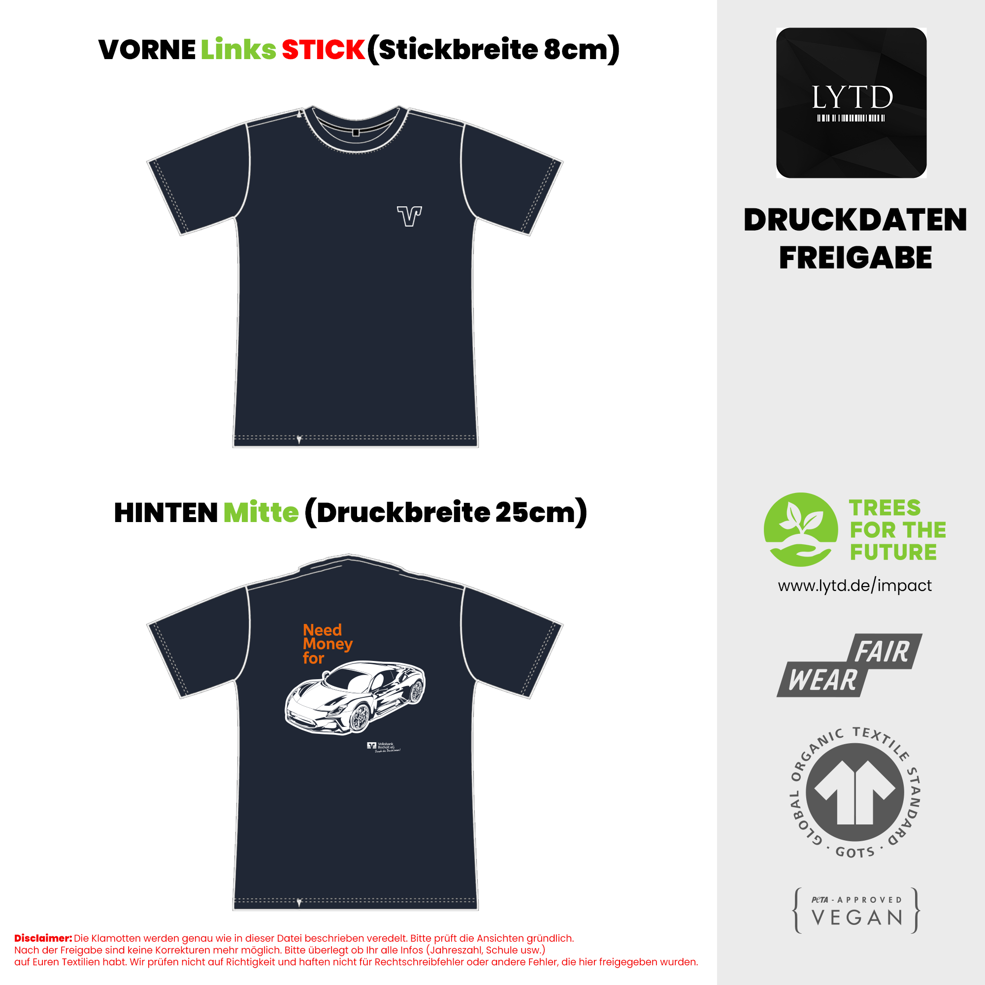 Volksbank Bocholt Sample V5-Auto Organic Oversized T-Shirt