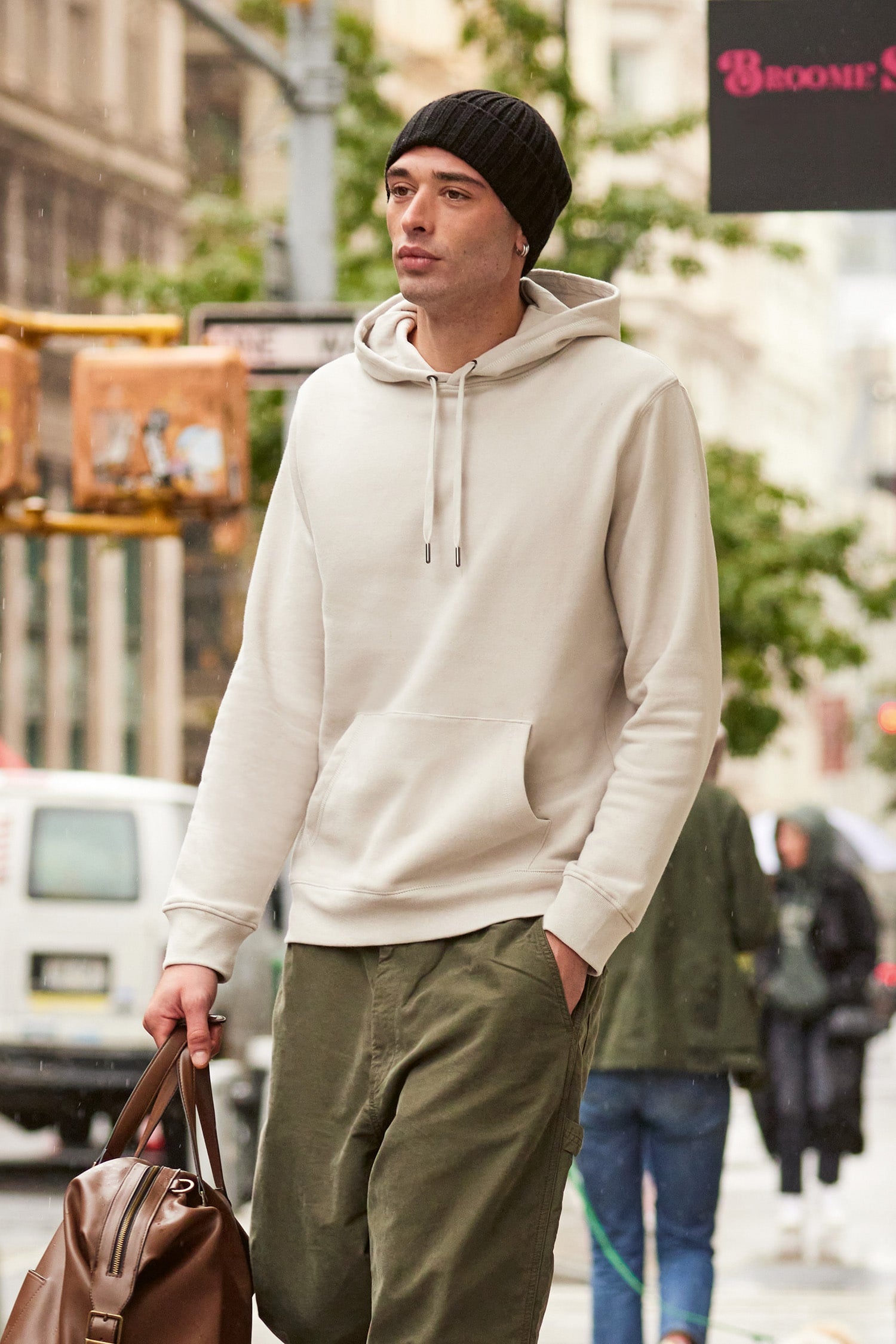 Organic Unisex Regular Hoodie with Bags (B&C)