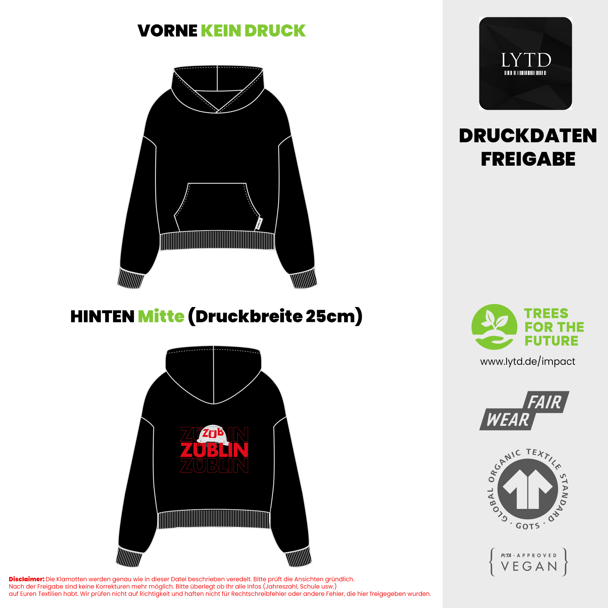 Züblin 26-001 Organic Extra Heavy Oversized Hoodie (LYTD)