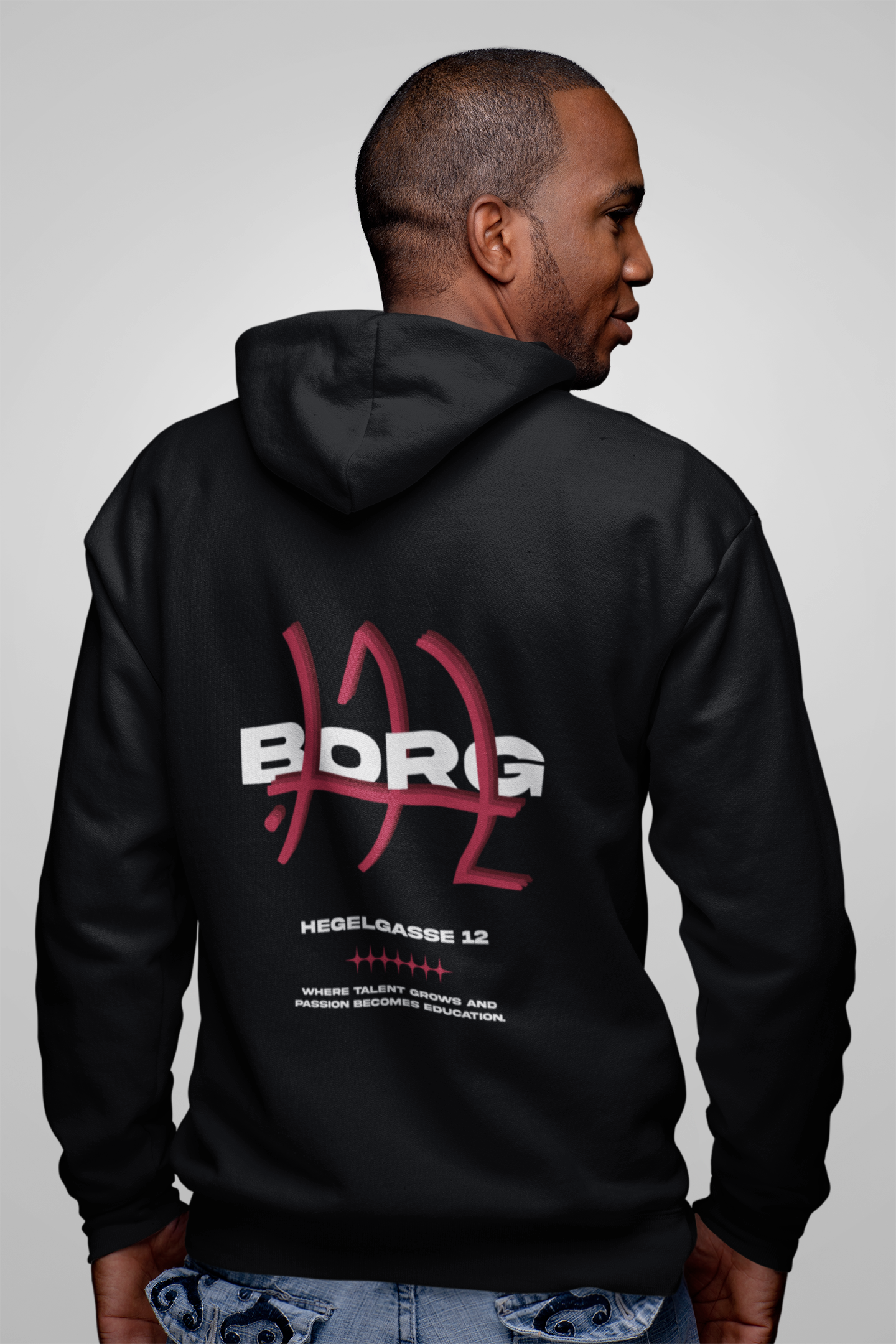 H12 Hegelgasse Wien Organic Regular Zip Hoodie (B&C)