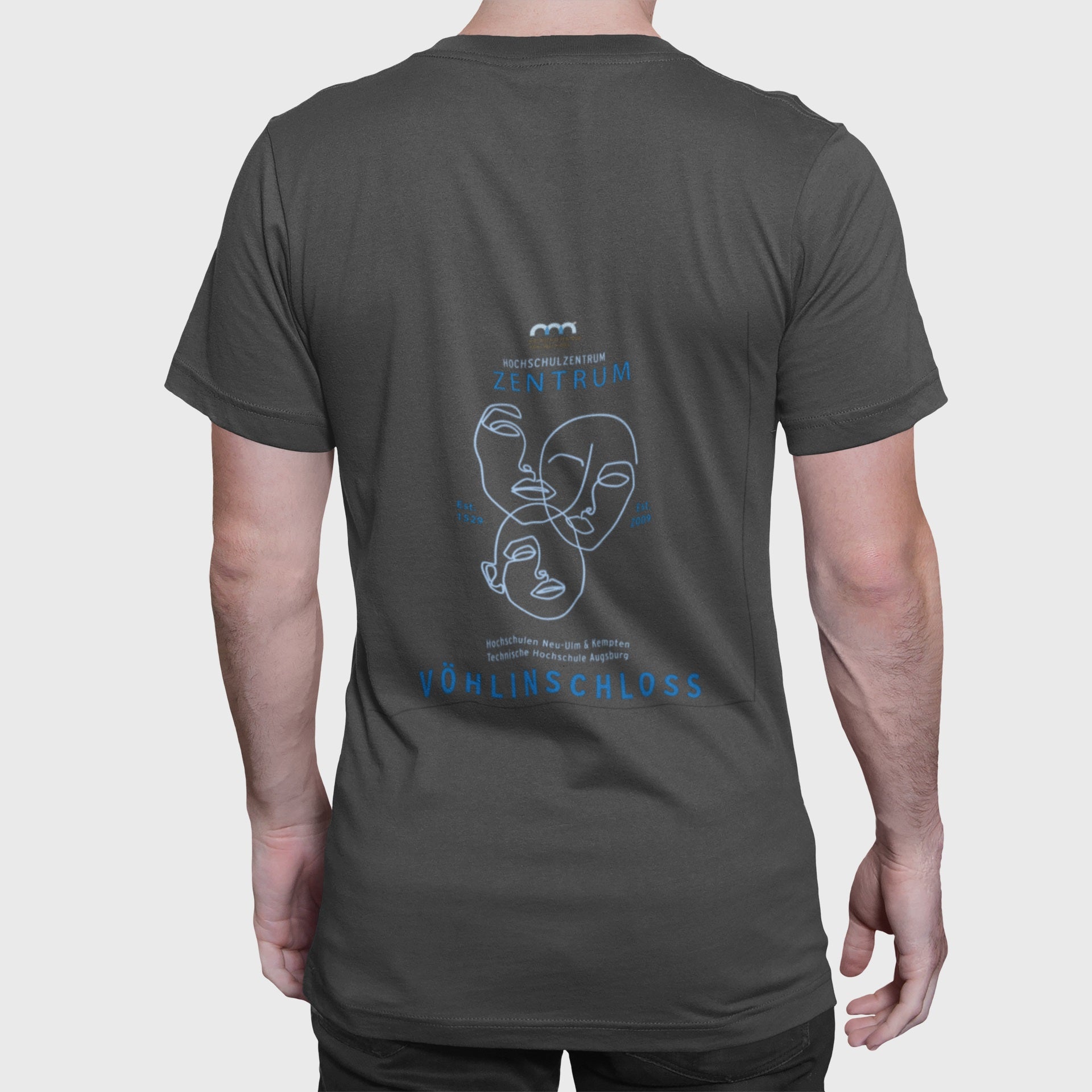 HSZ Vöhlinschloss 2025 Blue Print Organic Regular T-Shirt (B&C)