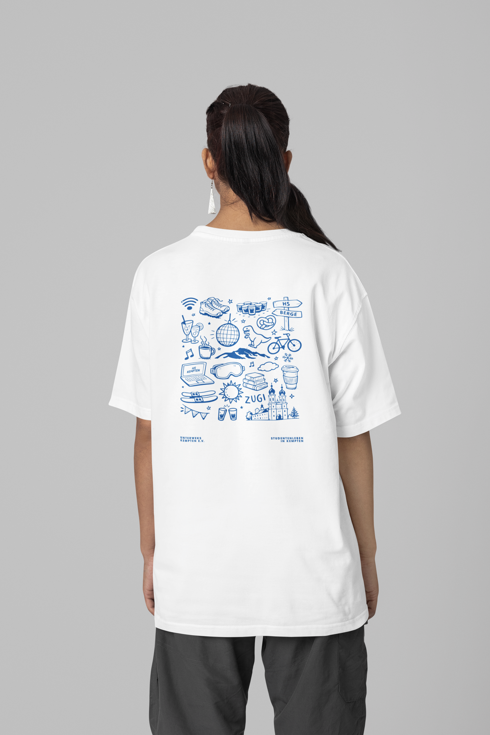 UNTERWEKS x HSK-Kempten #1 Organic Oversized T-Shirt (B&C)