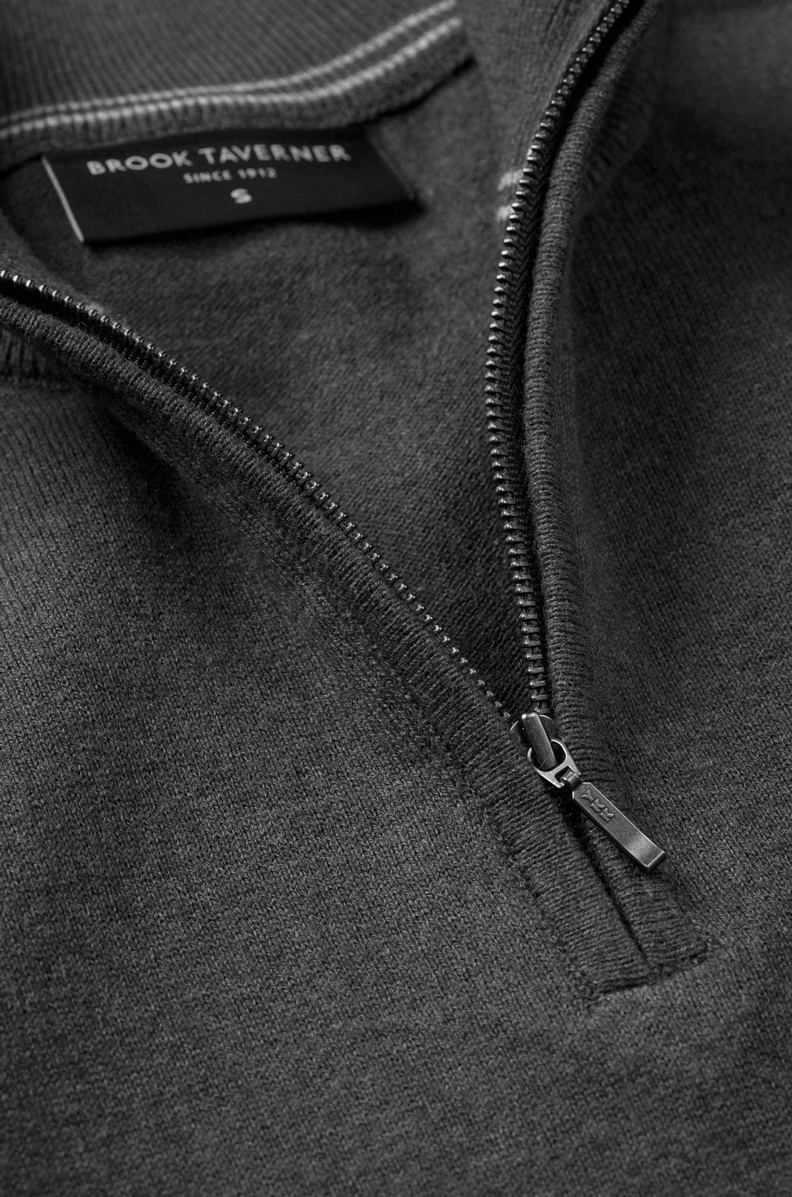 Premium Half Zip Pullover aus Merino Wolle (Brook Taverner)