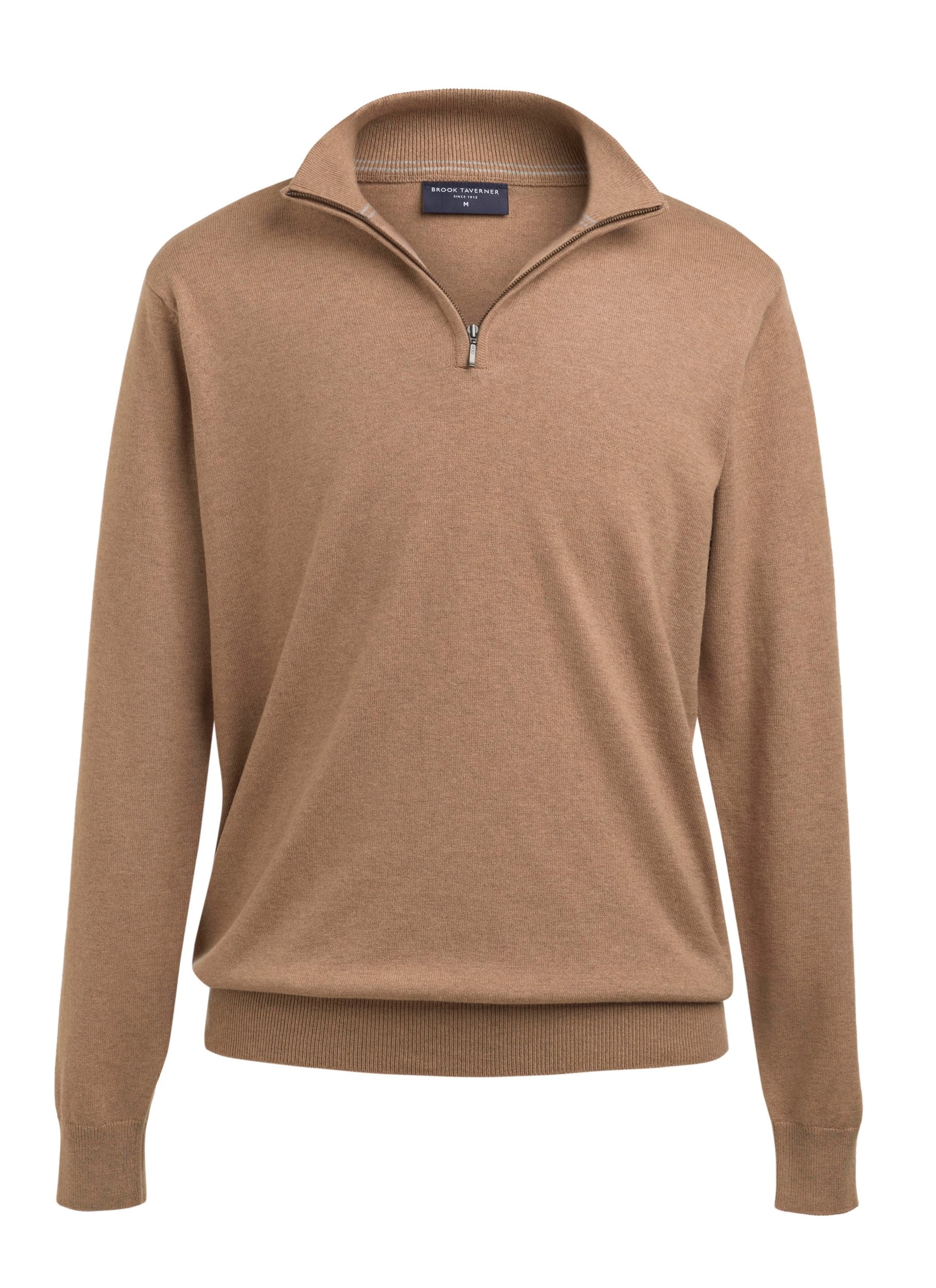 Premium Half Zip Pullover aus Merino Wolle (Brook Taverner)