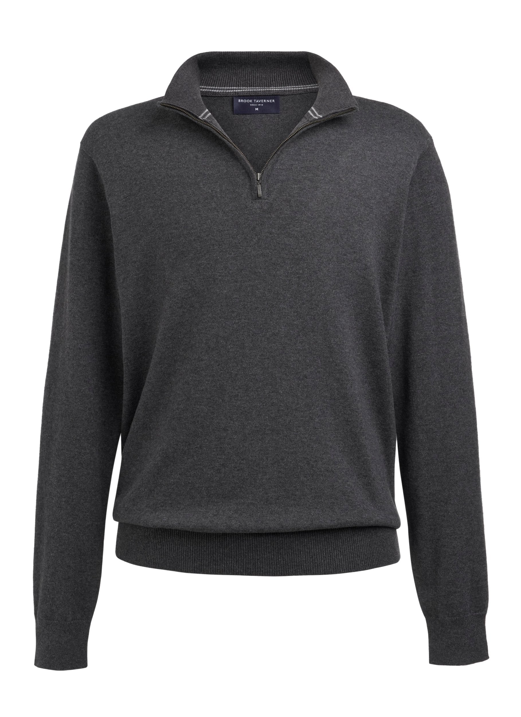 Premium Half Zip Pullover aus Merino Wolle (Brook Taverner)