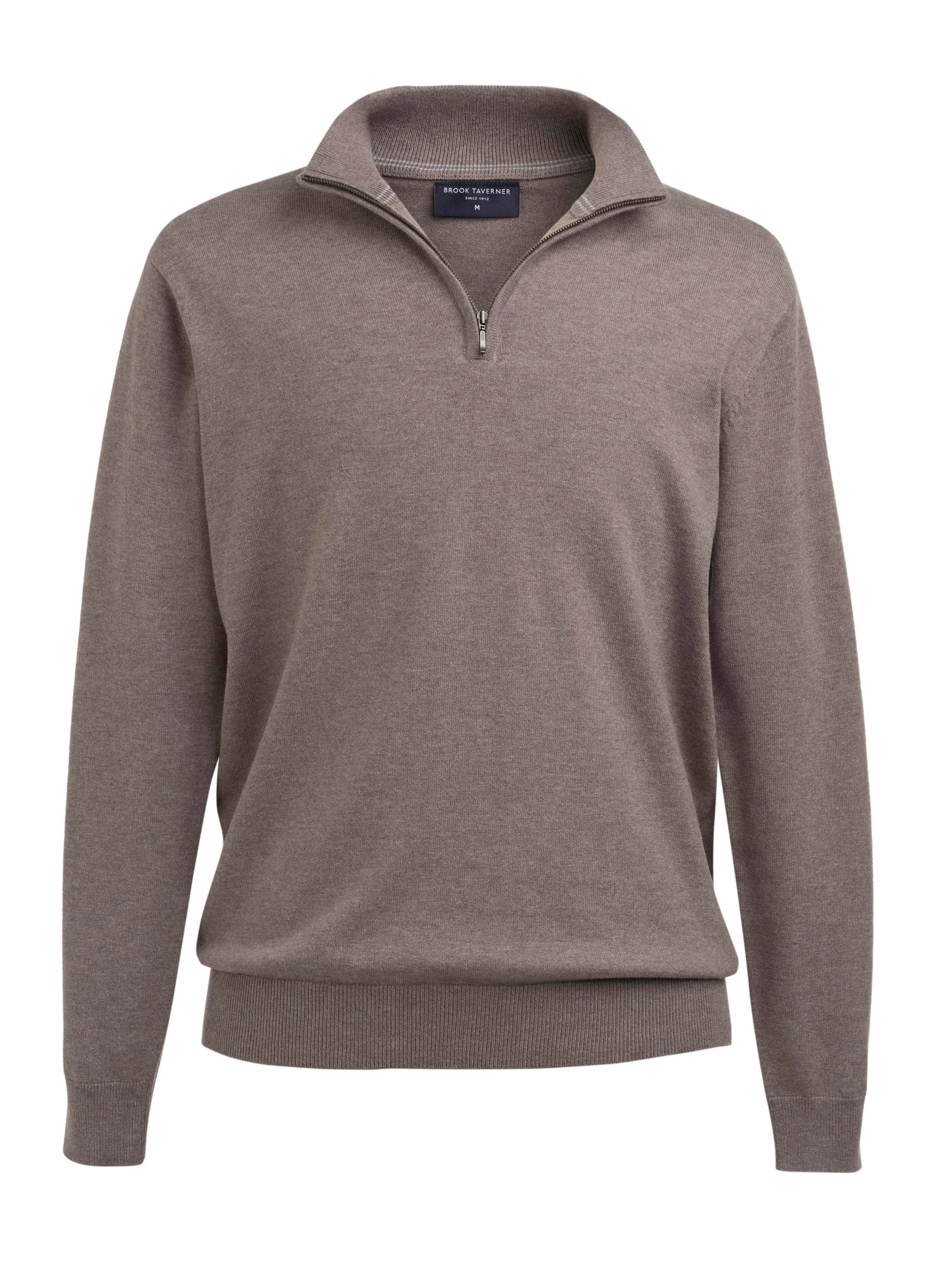 Premium Half Zip Pullover aus Merino Wolle (Brook Taverner)