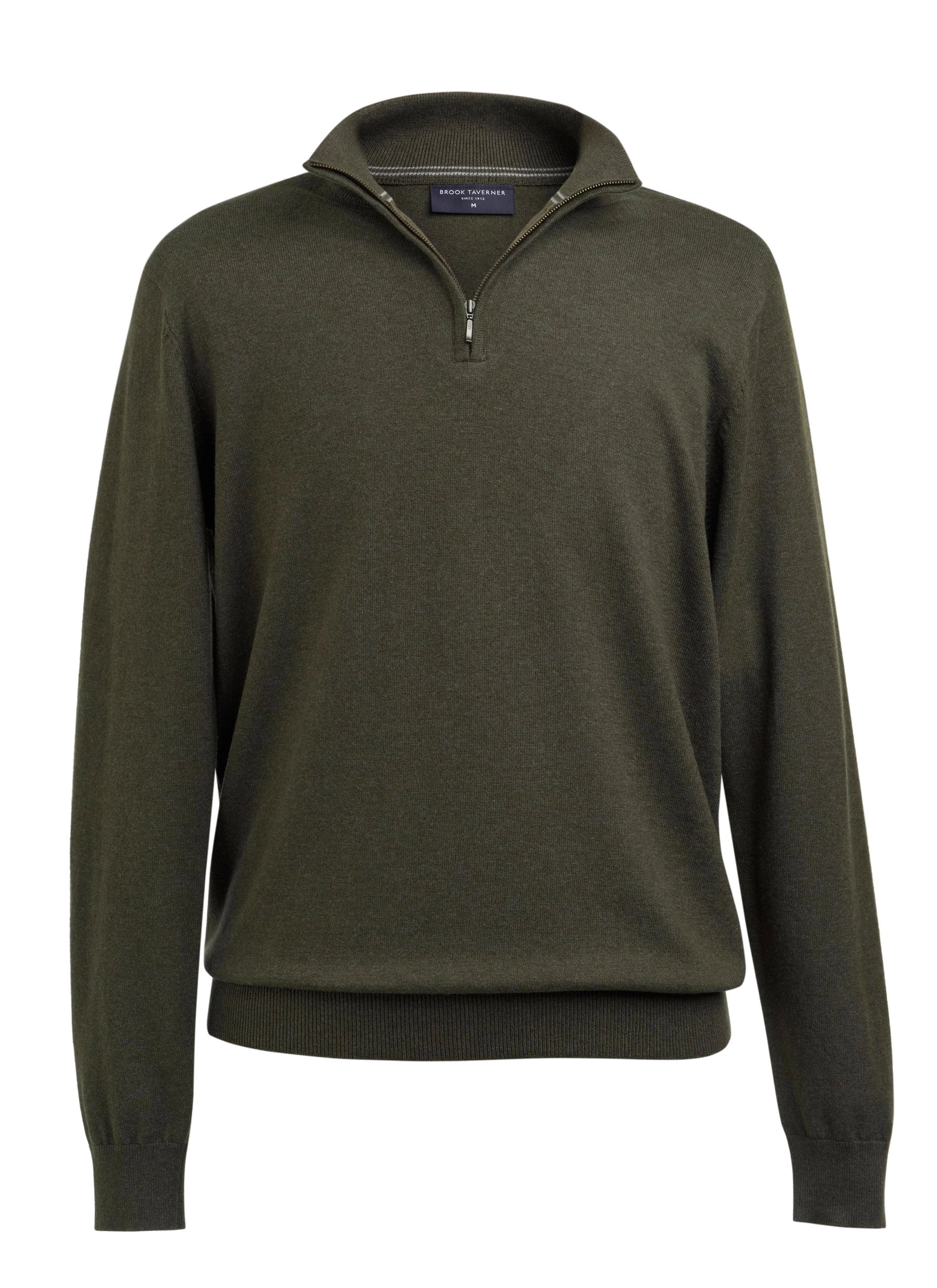 Premium Half Zip Pullover aus Merino Wolle (Brook Taverner)