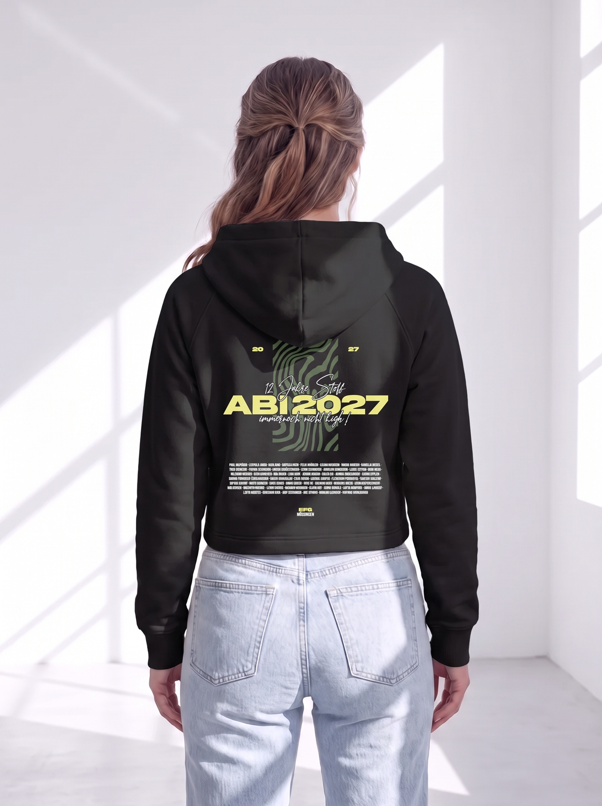 EFG Mössingen AK27 Women Cropped Zip Hoodie