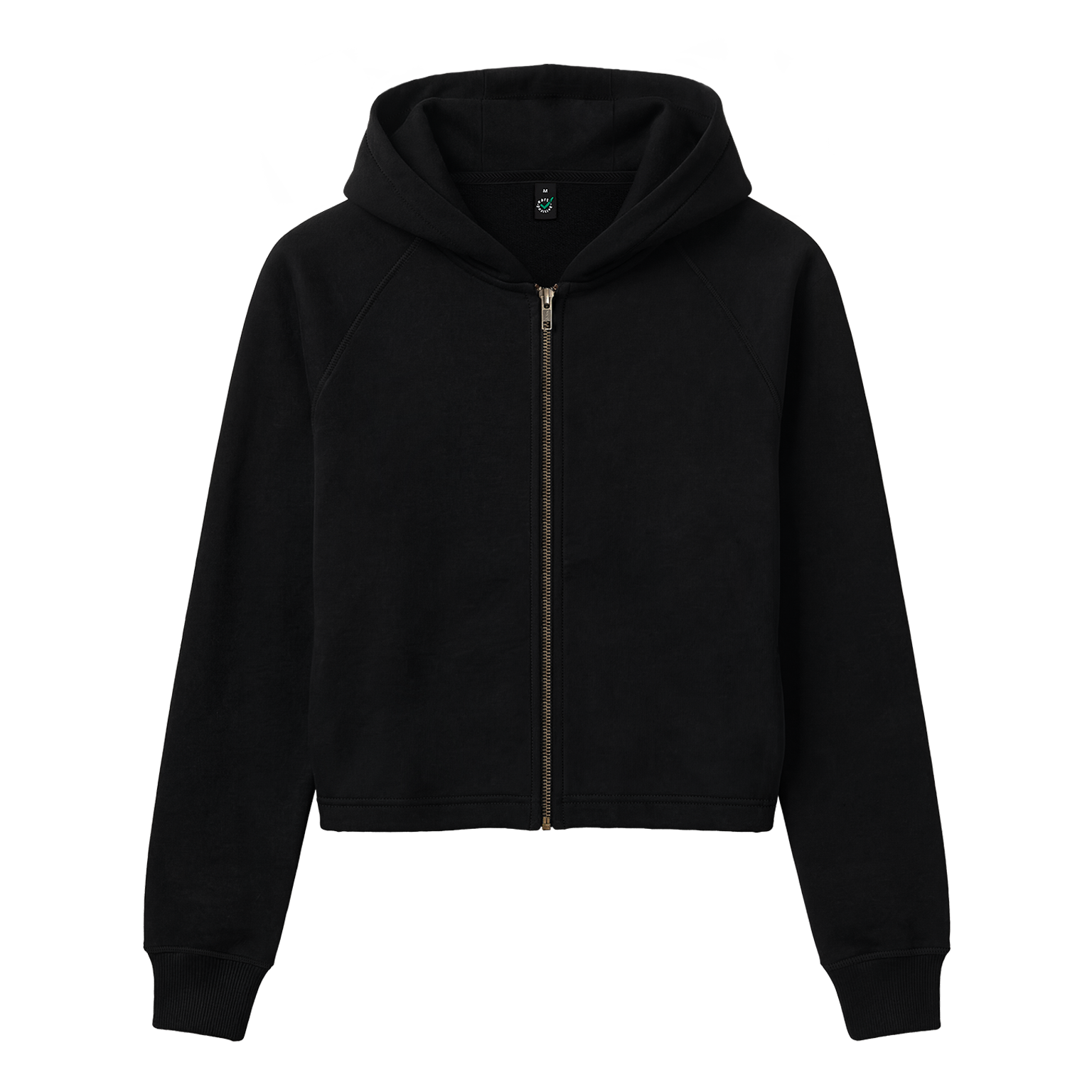 Women Cropped Zip Hoodie