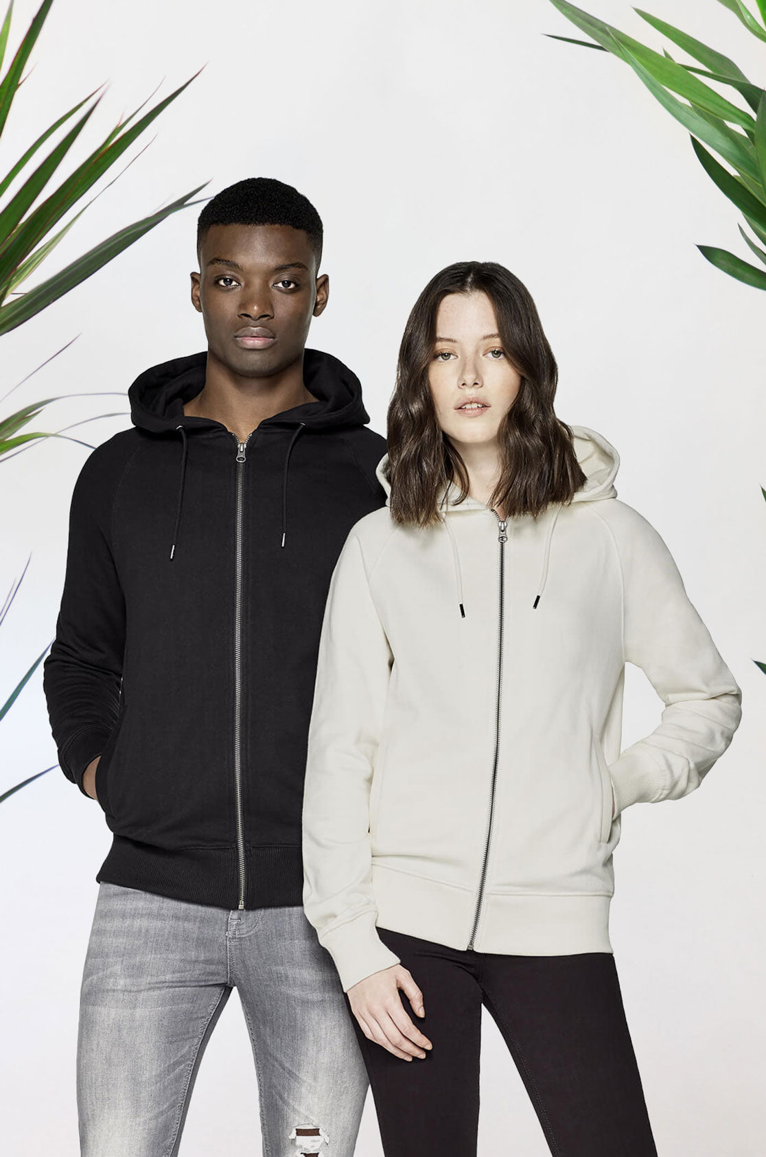 EP61Z Unisex Organic Regular Zipper Hoodie