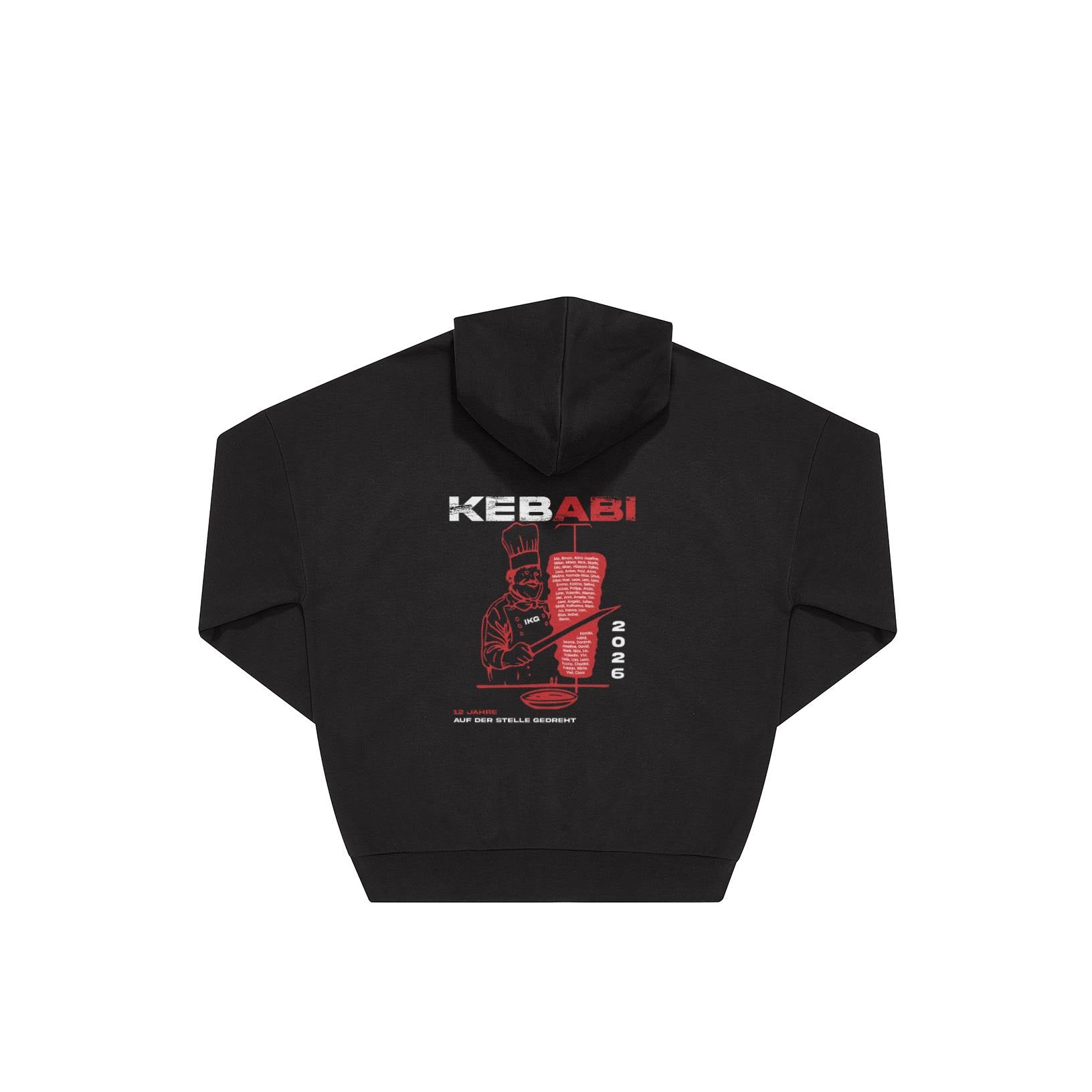 IKG Reutlingen AK26 Organic Oversized Zip Hoodie (B&C)