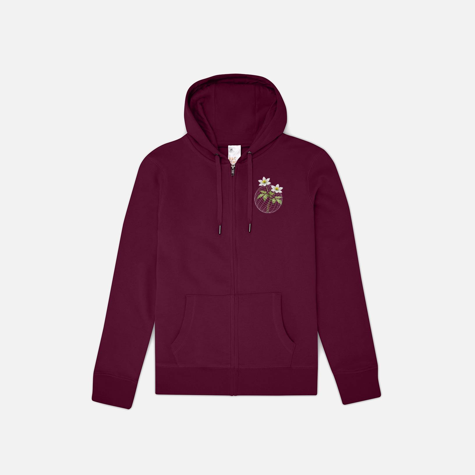 GMU Uslar Organic Regular Zip Hoodie (B&C)
