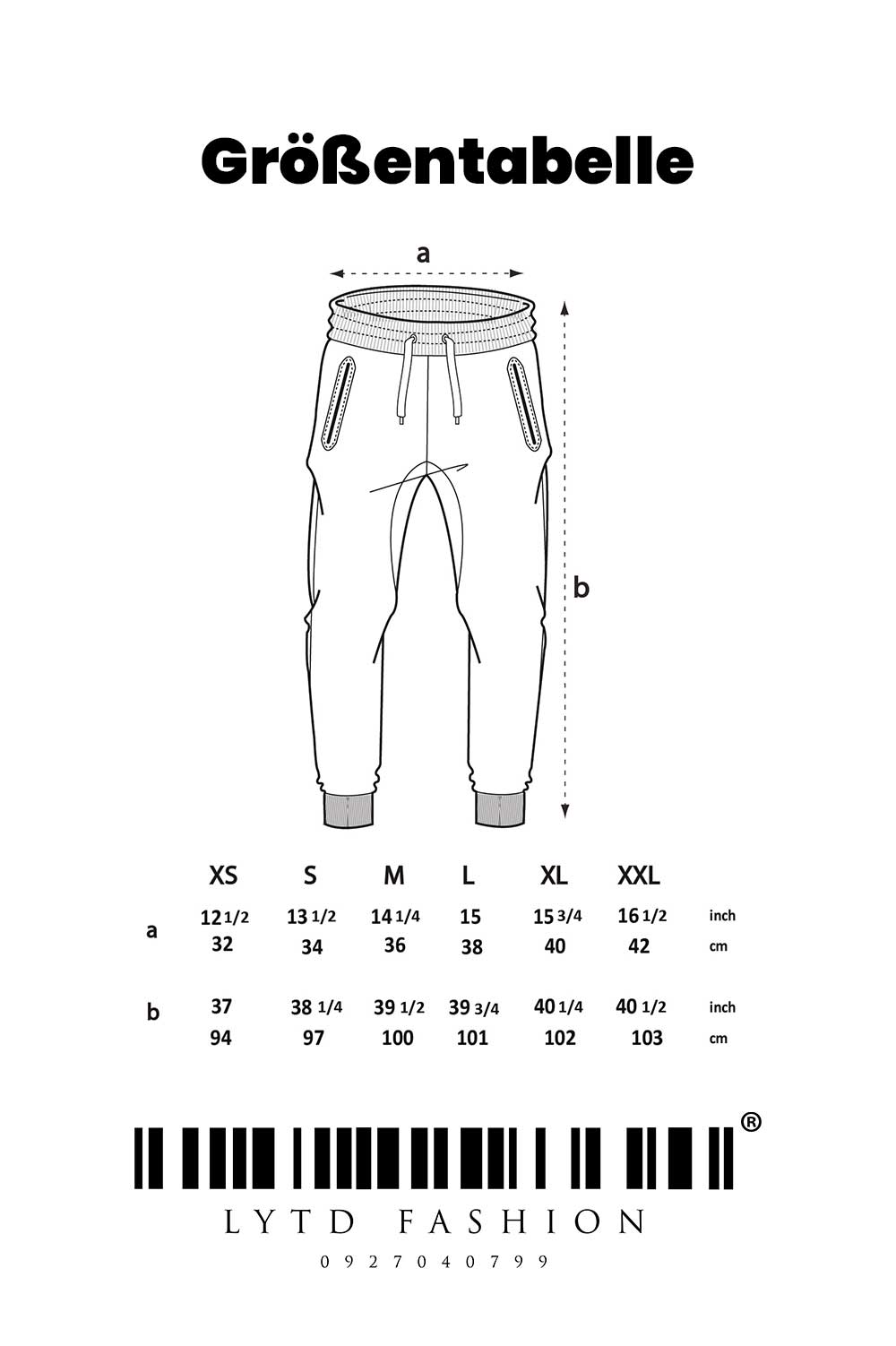 EP68J Unisex Organic Regular Sweatpants