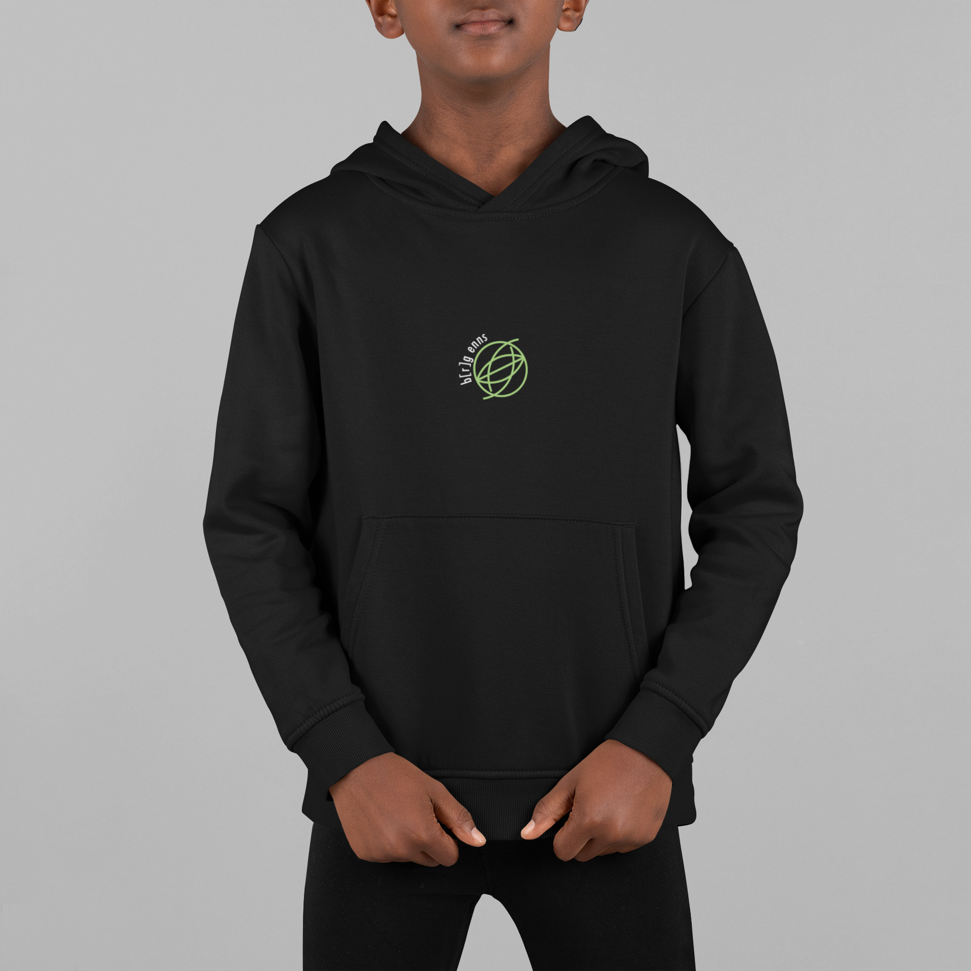 BRG Enns Organic Regular Kids Hoodie (B&C)