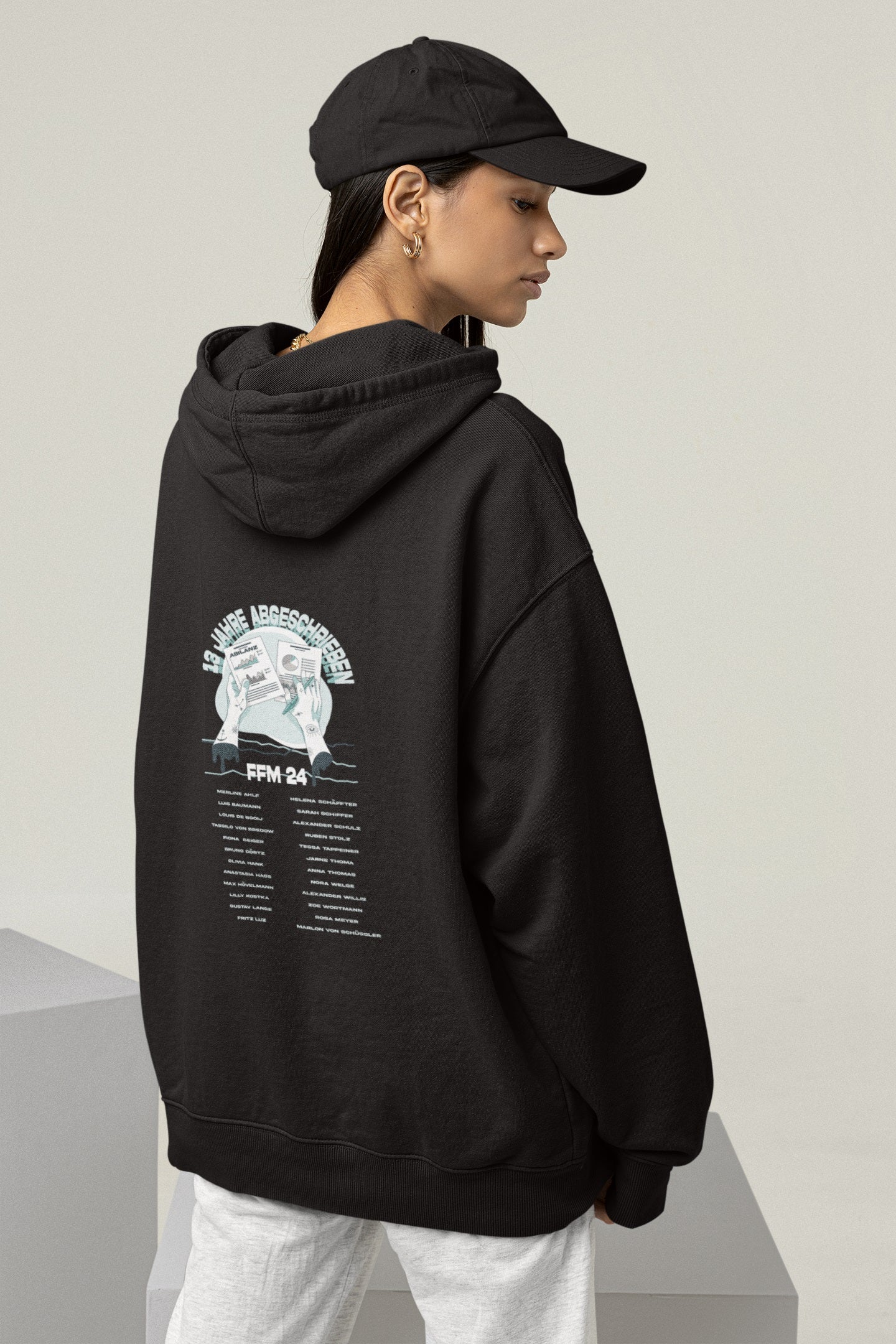 BGS Frankfurt Organic Extra Heavy Oversized Dropshoulder Hoodie (Portugal)