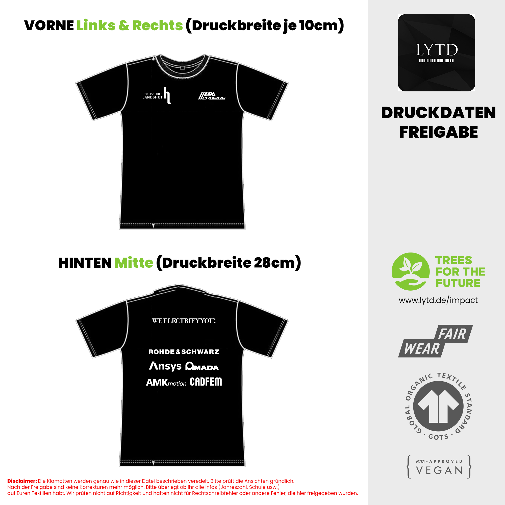 LA eRacing 26-03-B2B Organic Fair Regular Polo Shirt