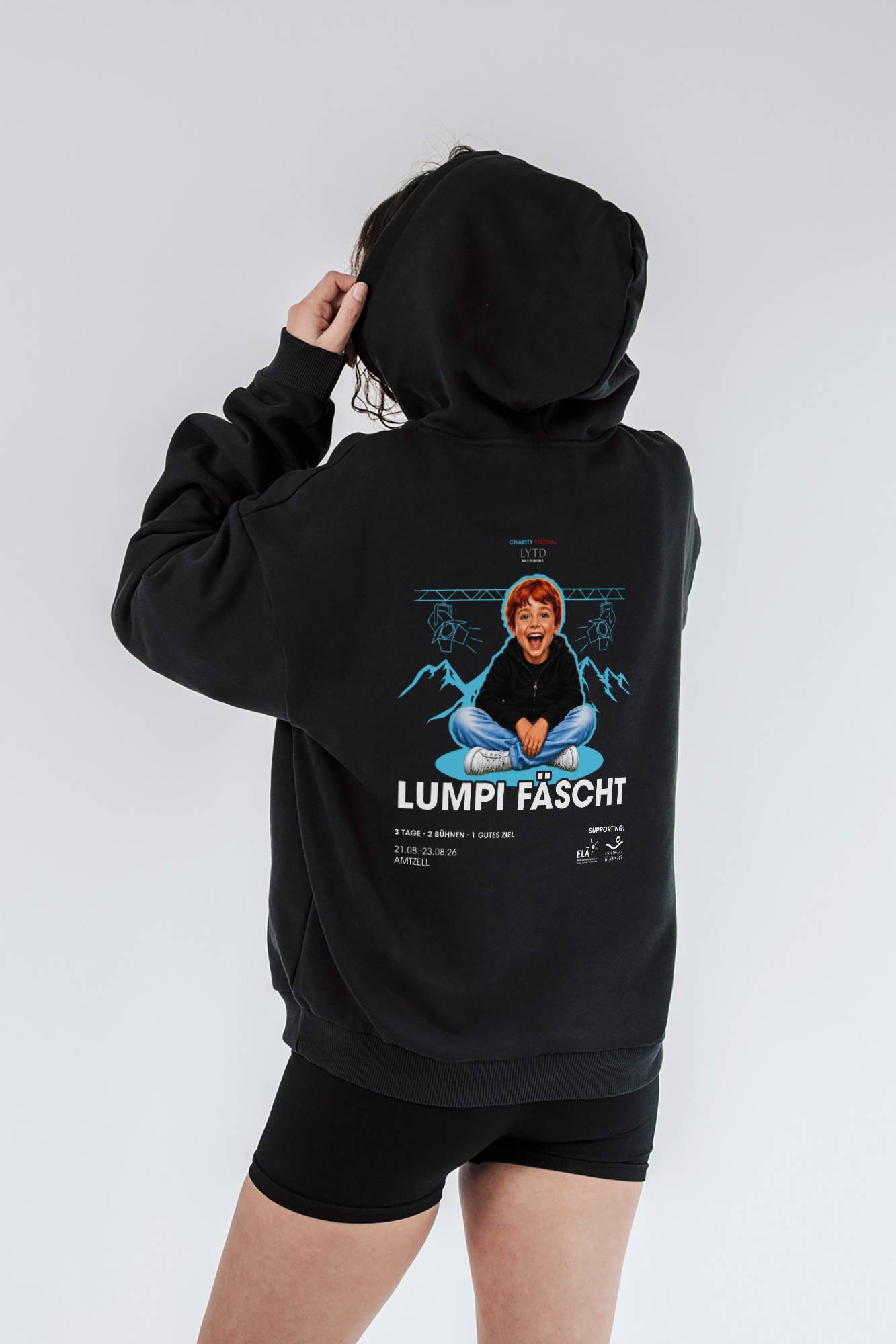 Lumpi Fäscht - HvO26-Q3 Organic Extra Heavy Oversized Hoodie (LYTD)