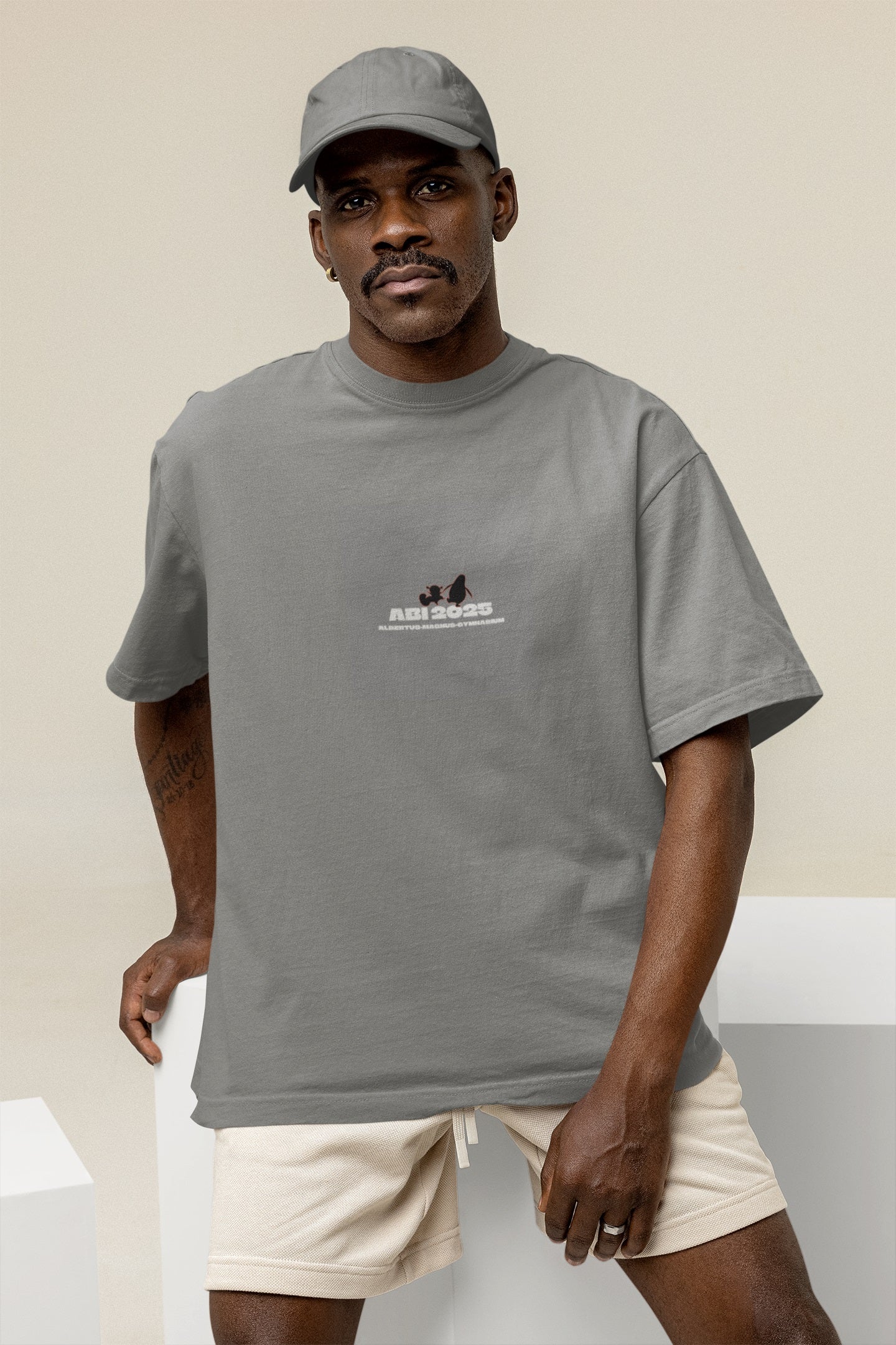 AMG Beckum AK25 Organic Oversized T-Shirt (Neutral)