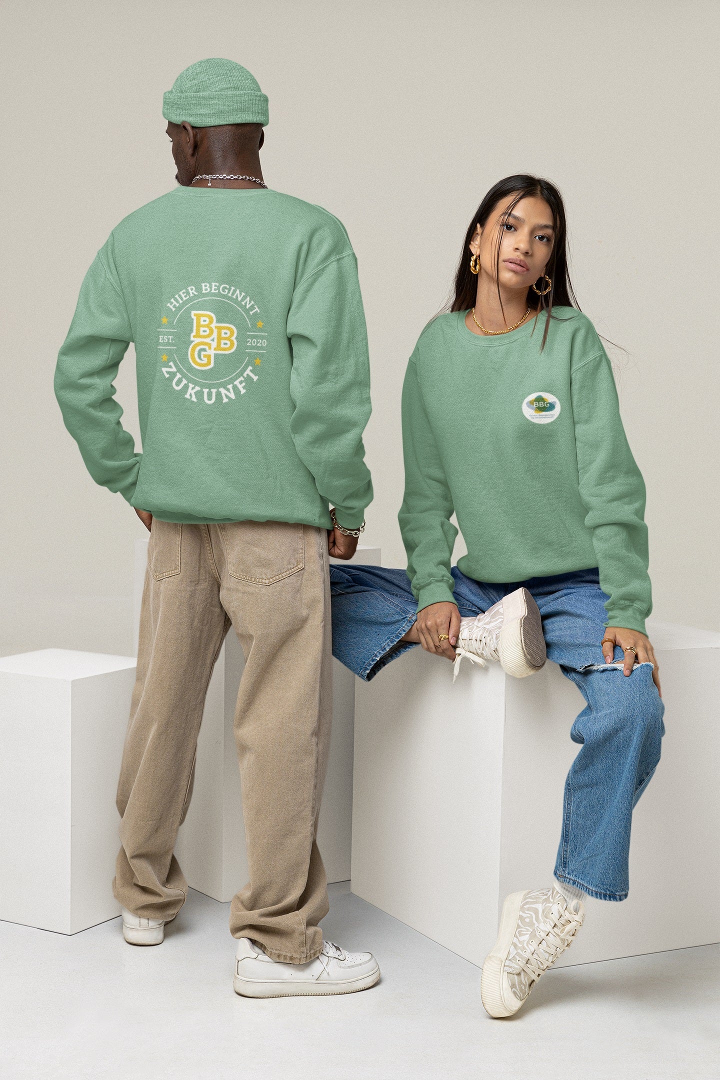 BBG Berlin V1 Organic Fair Regular Sweatshirt (B&C)