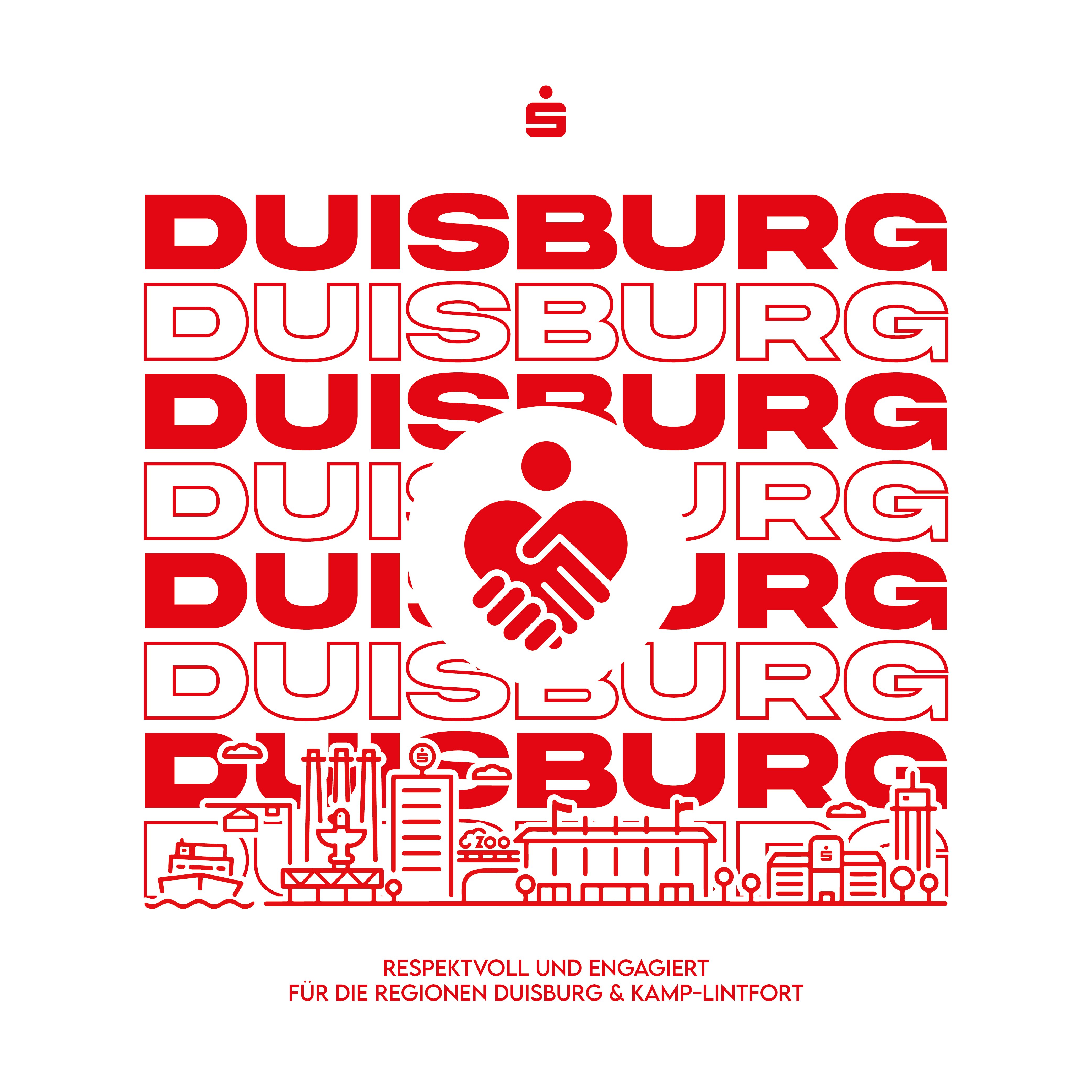 Sparkasse Duisburg Organic Oversized T-Shirt