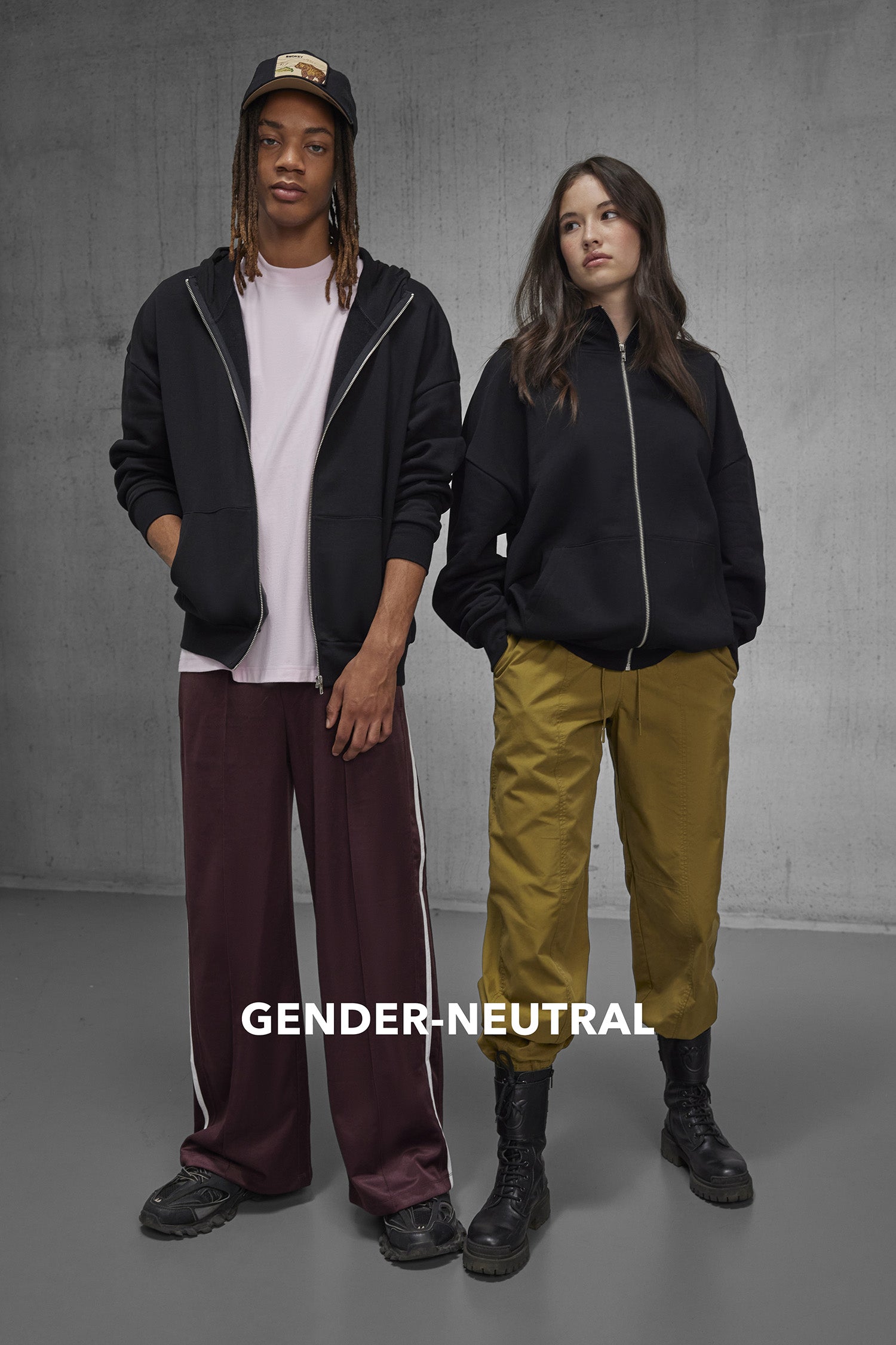 Organic Unisex Oversized Zip Hoodie (B&C)
