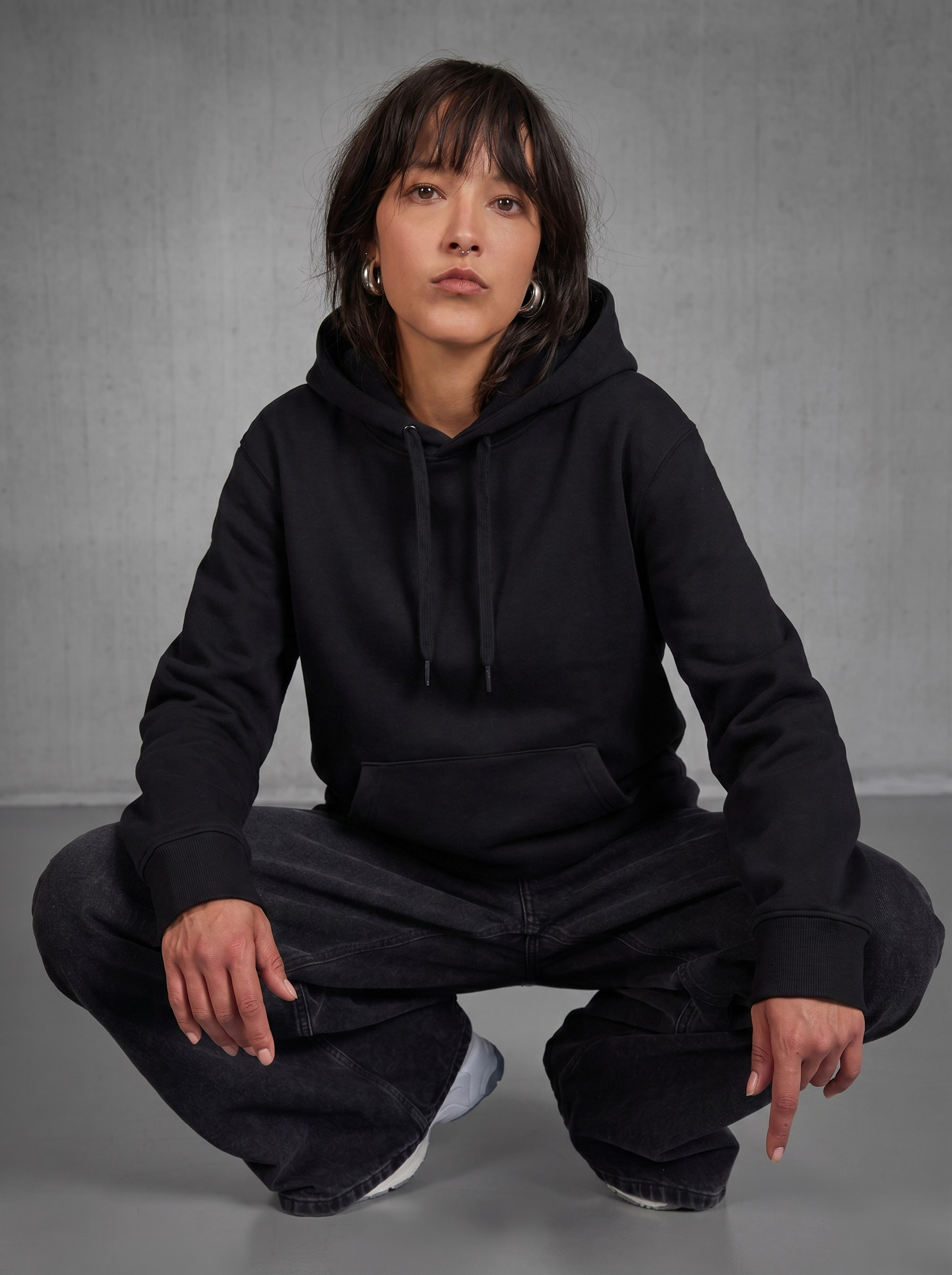 Evitrain 26-001 Women Organic Regular Queen Hoodie