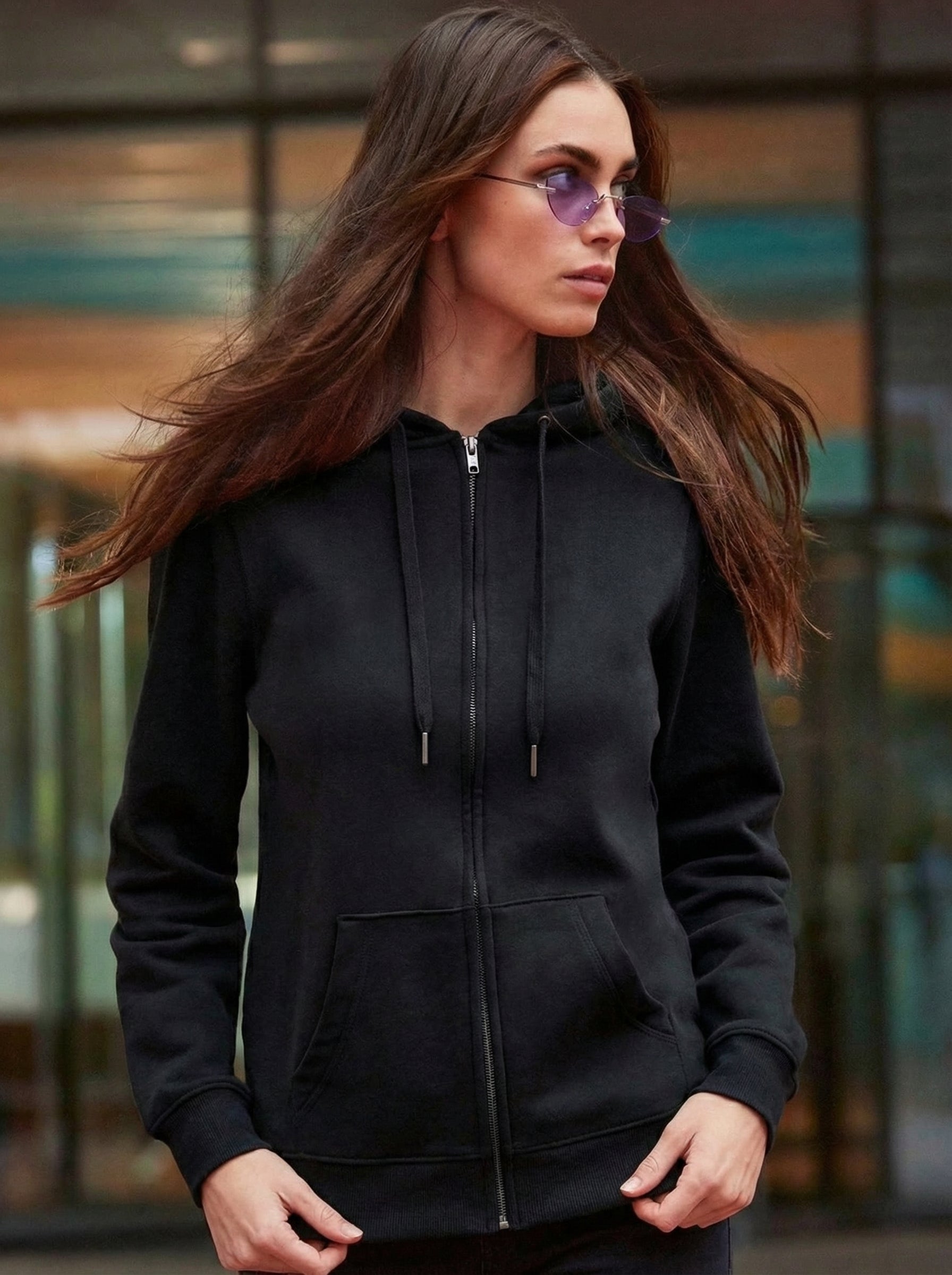 Landeshauptstadt Wiesbaden Ausbildungsleitung Women Organic Regular Zip Hoodie (B&C)