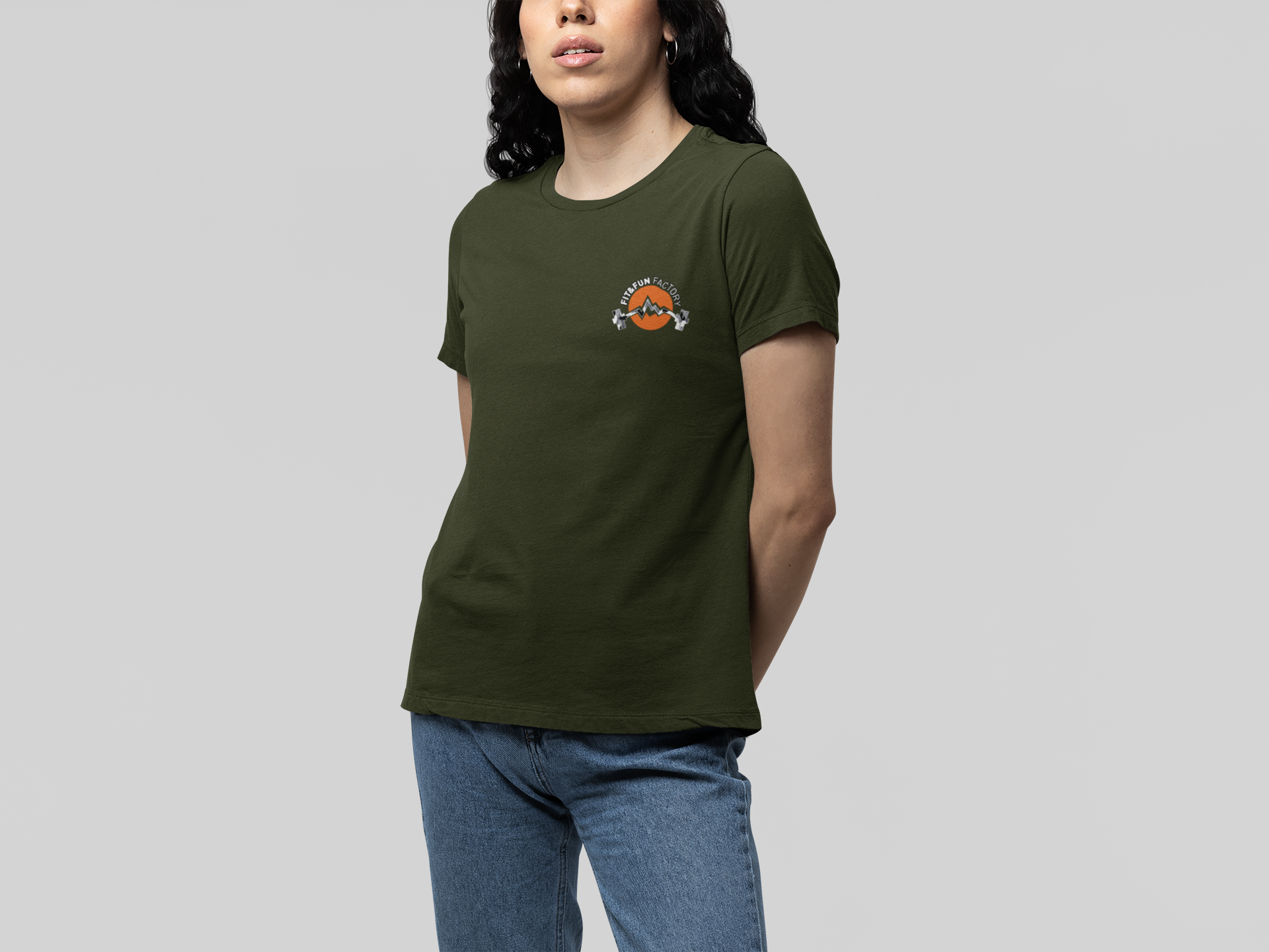 Fit & Fun Factory Womens Organic Regular T-Shirt (E190)
