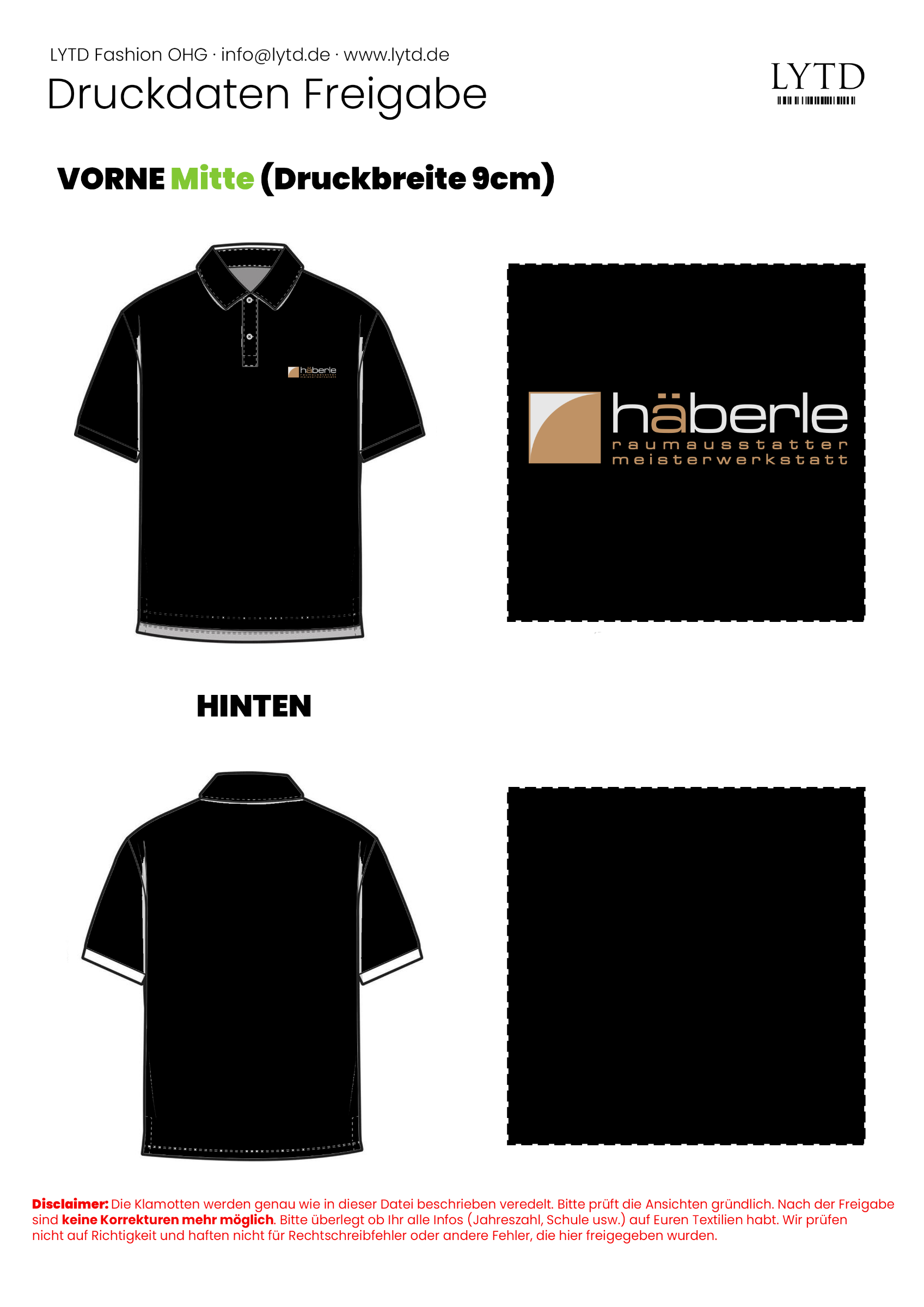 Häberle Raumideen 26-002 Organic Fair Regular Polo Shirt