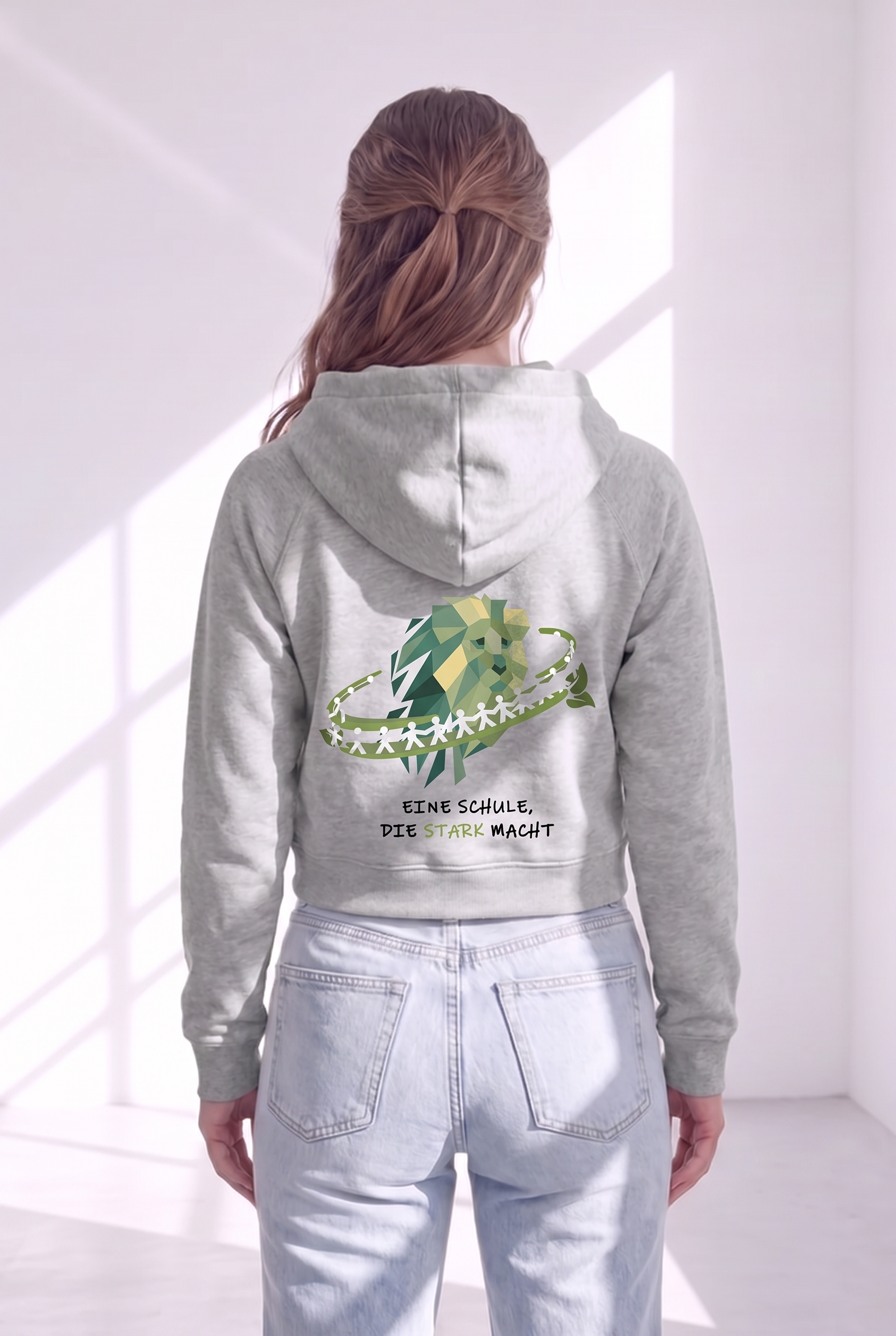 GHL-Hohenlimburg SK26-005 Women Cropped Zip Hoodie