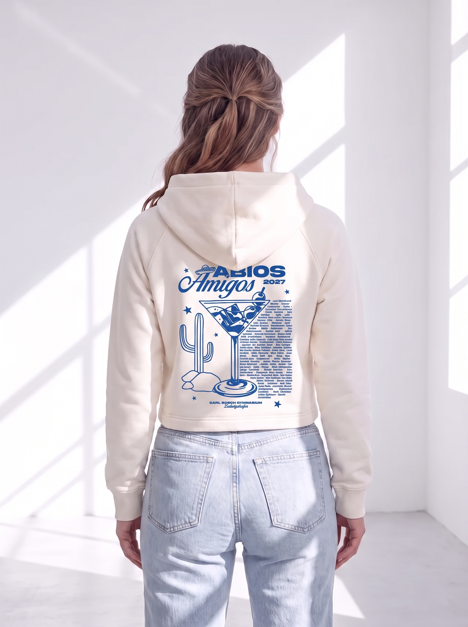 CBG-Ludwigshafen AK27 Women Cropped Zip Hoodie