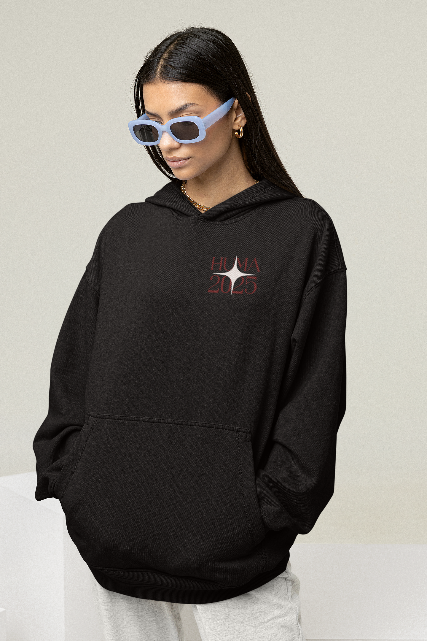 HUM Mönchengladbach Organic Extra Heavy Oversized Hoodie (LYTD)
