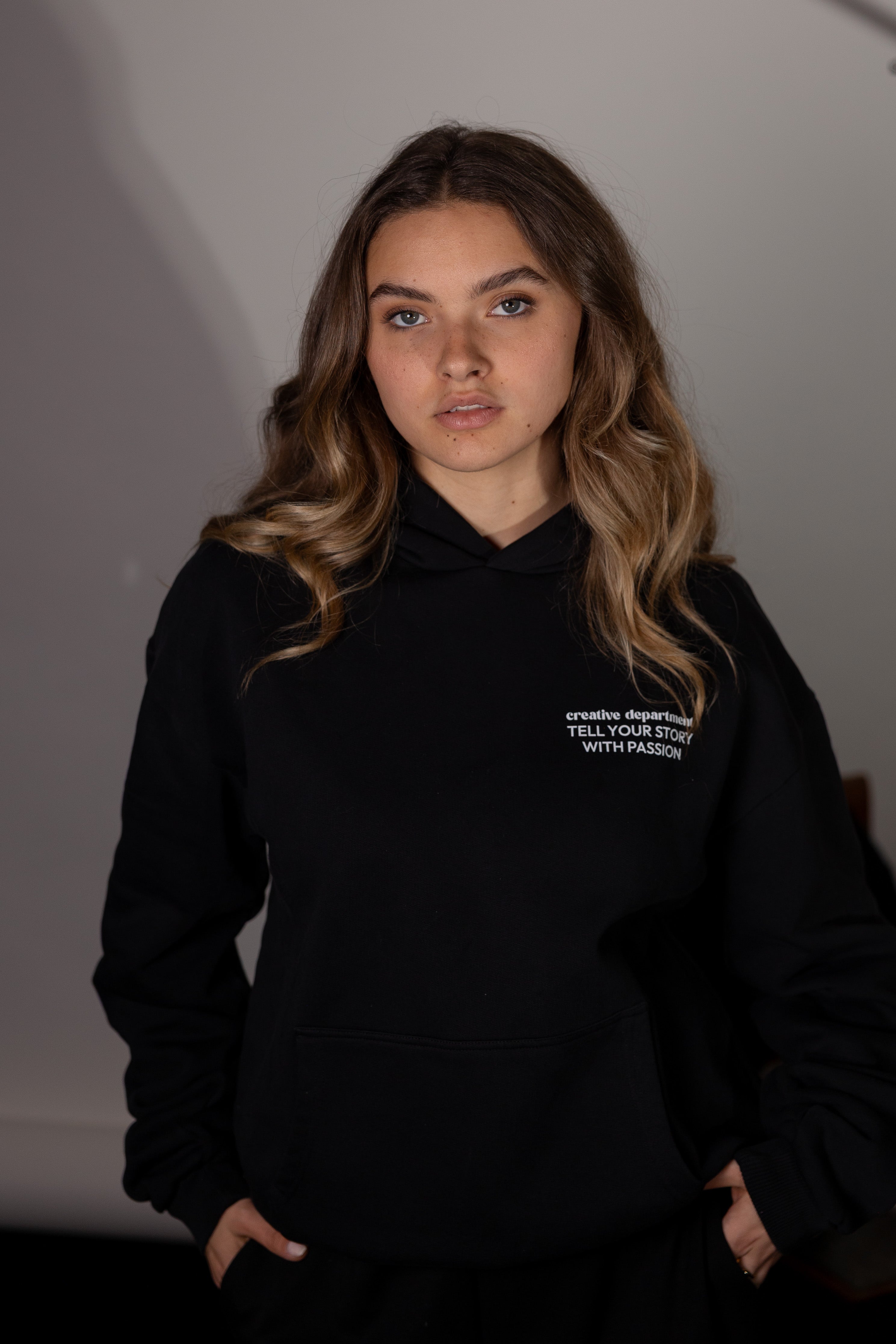 Vcine Media 2025 Organic Extra Heavy Oversized Hoodie with Purple Design (LYTD)