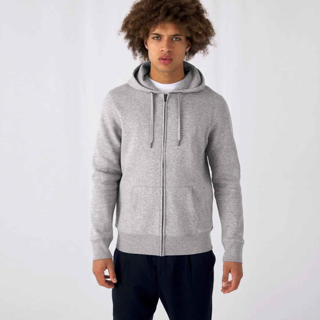 Organic Unisex Regular Zip Hoodie (B&C)